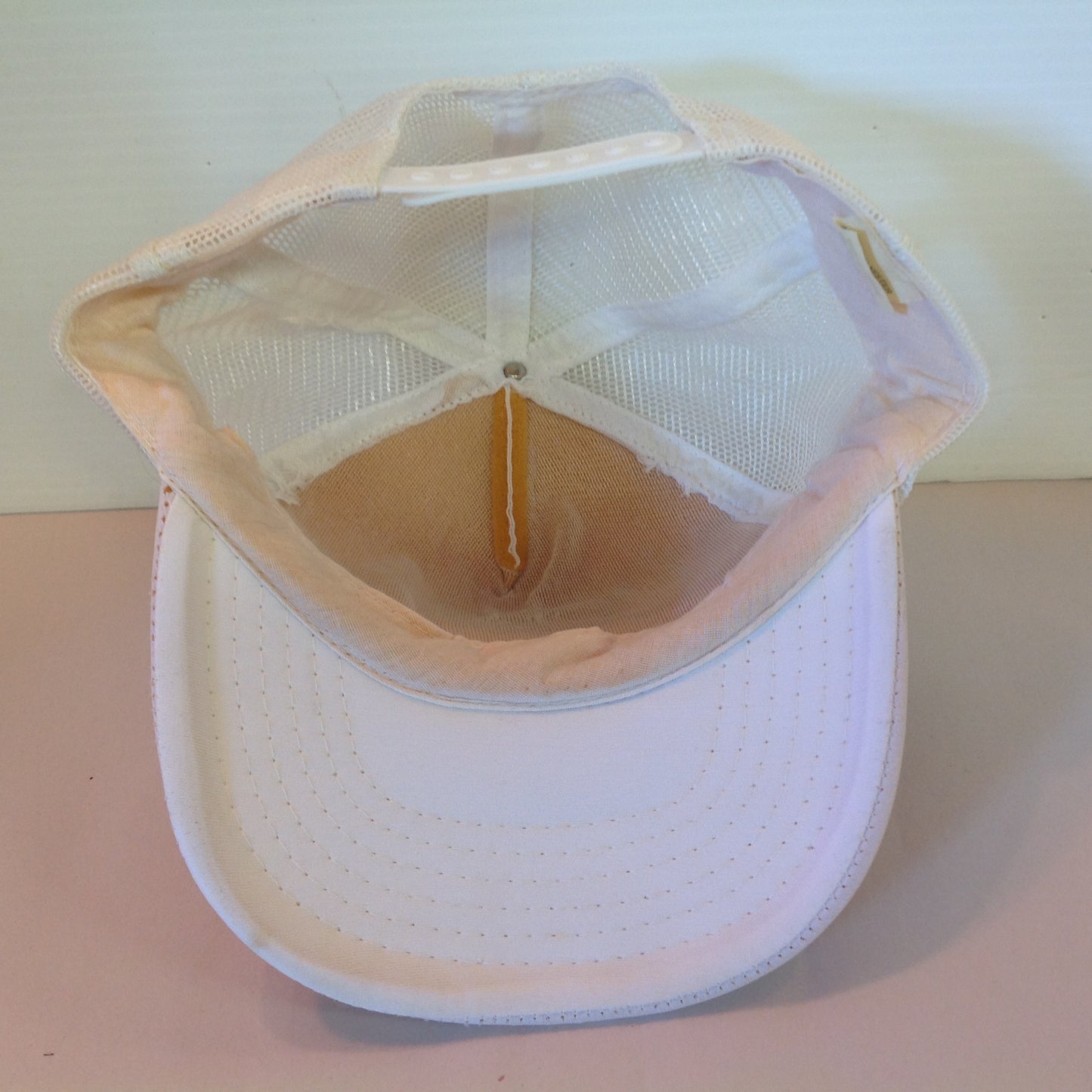Vintage Mesh Trucker Cap Hat Louisbourg Cape Breton Nova Scotia Canada