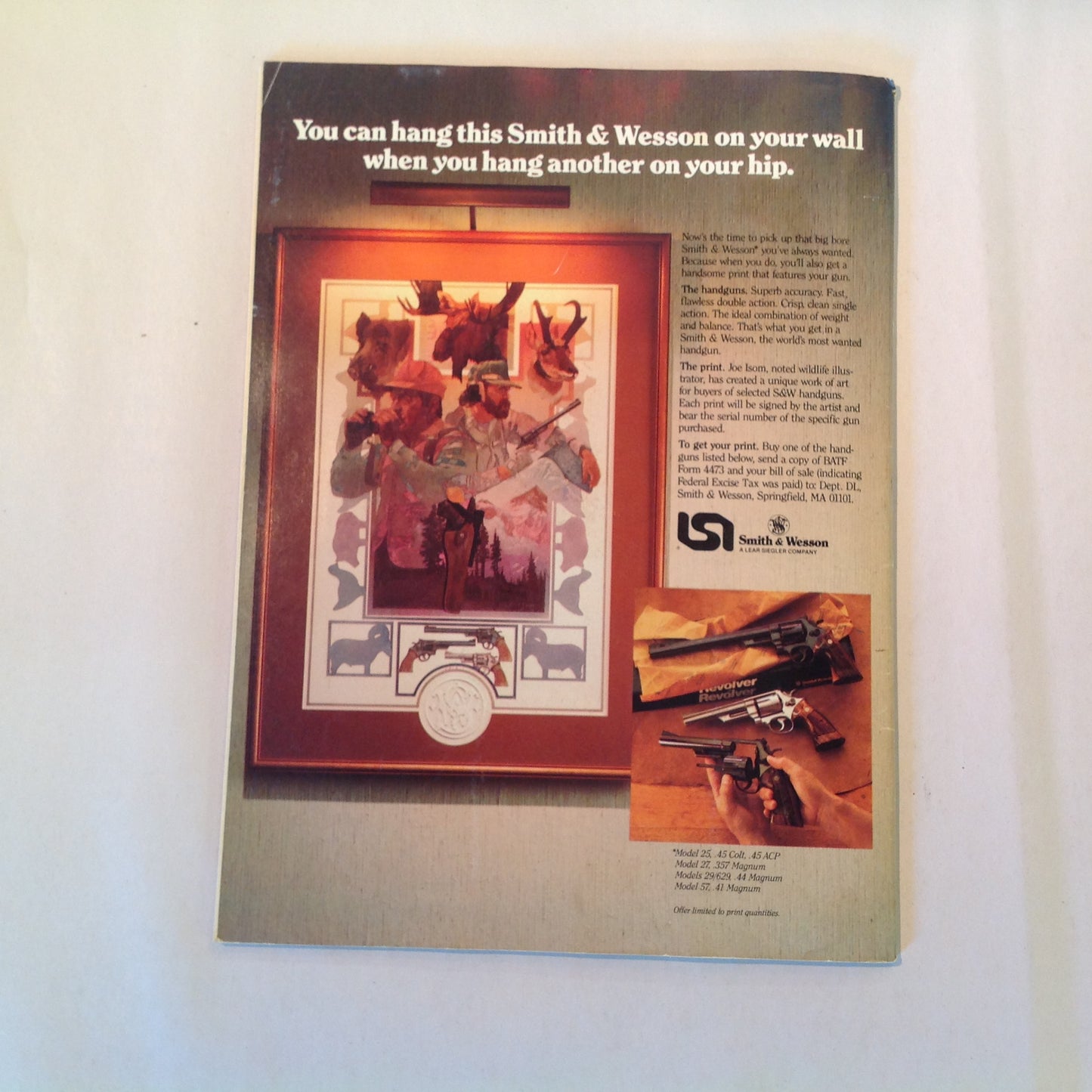 Vintage Jan/Feb 1985 American Handgunner Magazine Southpaws and Semi-Autos Lar's Grizzly IPSC in South Africa Cops and IPSC