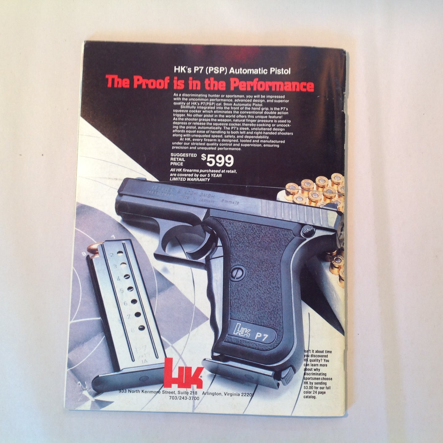 Vintage Sep/Oct 1983 American Handgunner Magazine Handgun Accessories Directory Redhawk Grand Master Deluxe Bianchi Cup Top 10