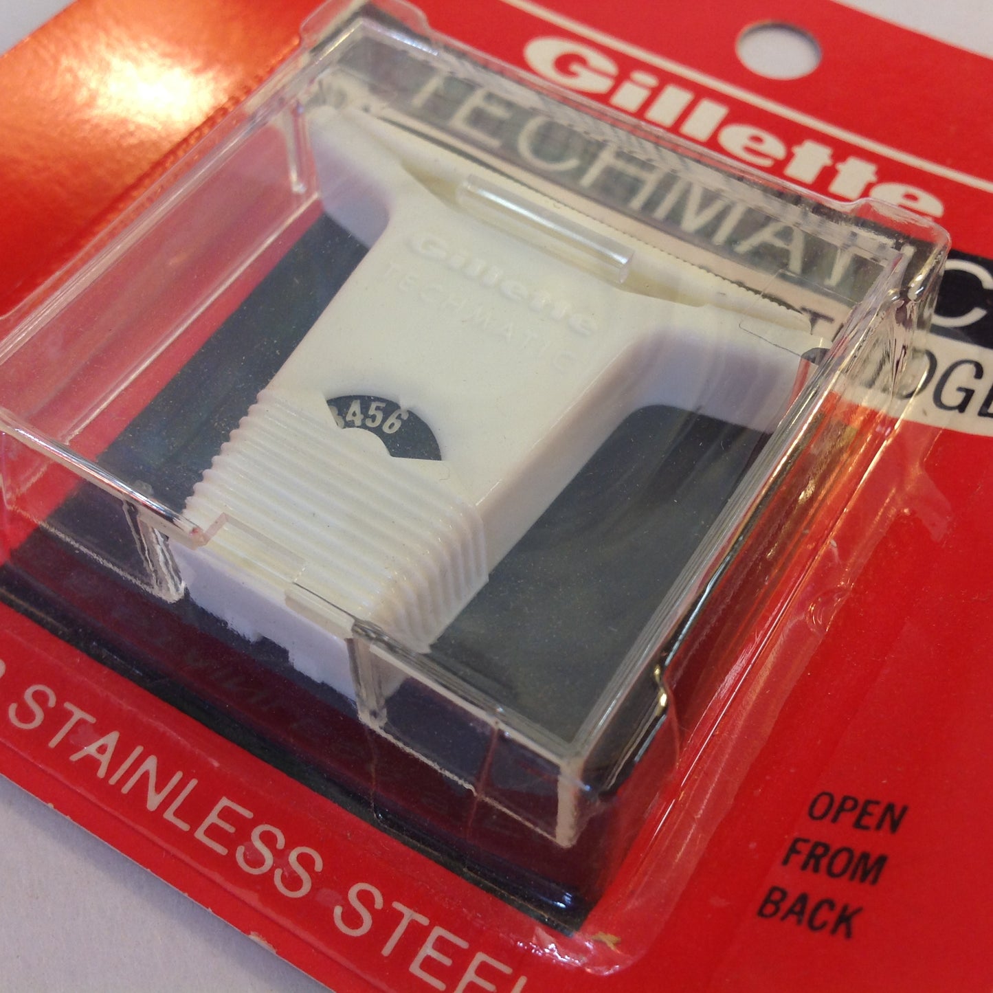 Vintage NOS Gillette Techmatic Razor Band Cartridge Six Super Stainless Steel Edges