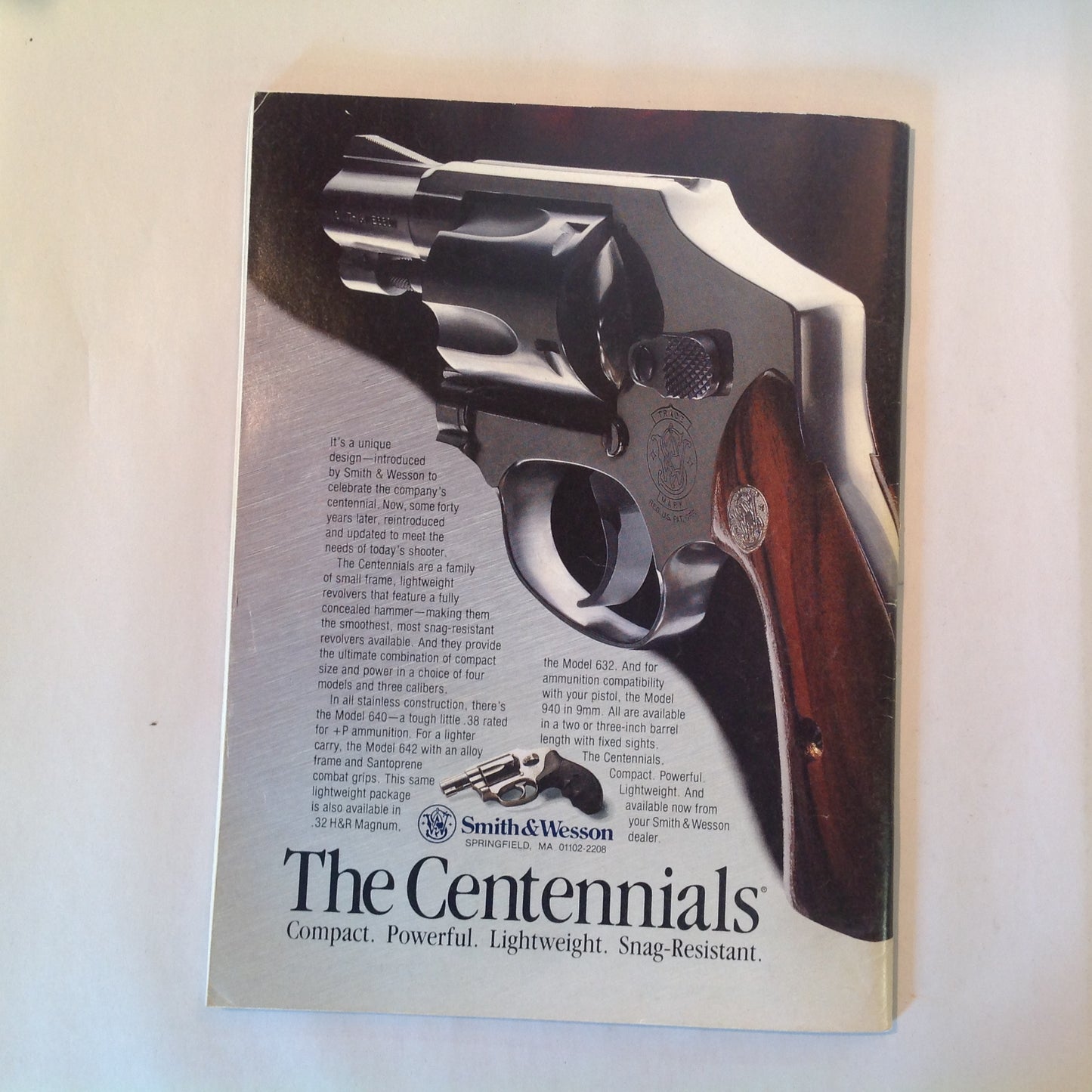 Vintage Nov/Dec 1991 American Handgunner Magazine Browning Hi-Power Cure Auto Pistol Blahs Hot Loads for 9mm Magnum