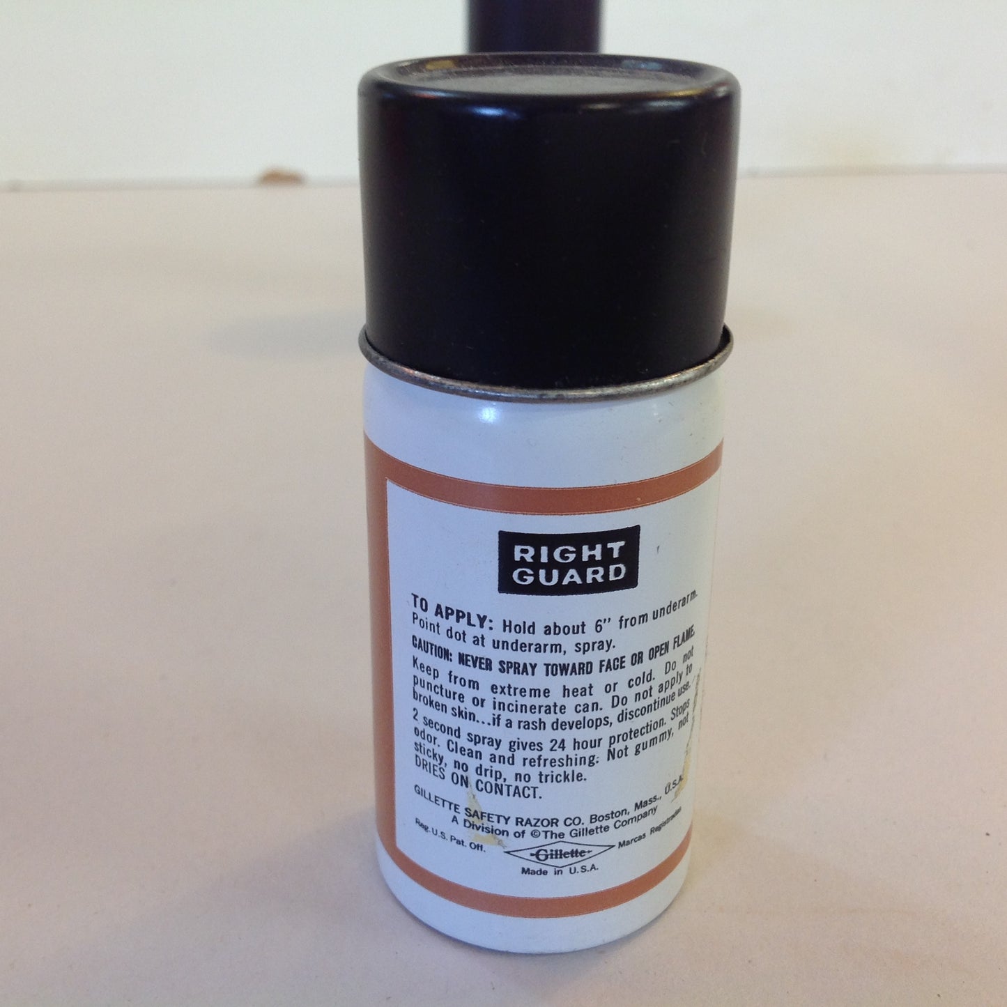 Vintage NOS Gillette Right Guard Deodorant 1 oz Travel Size Unopened