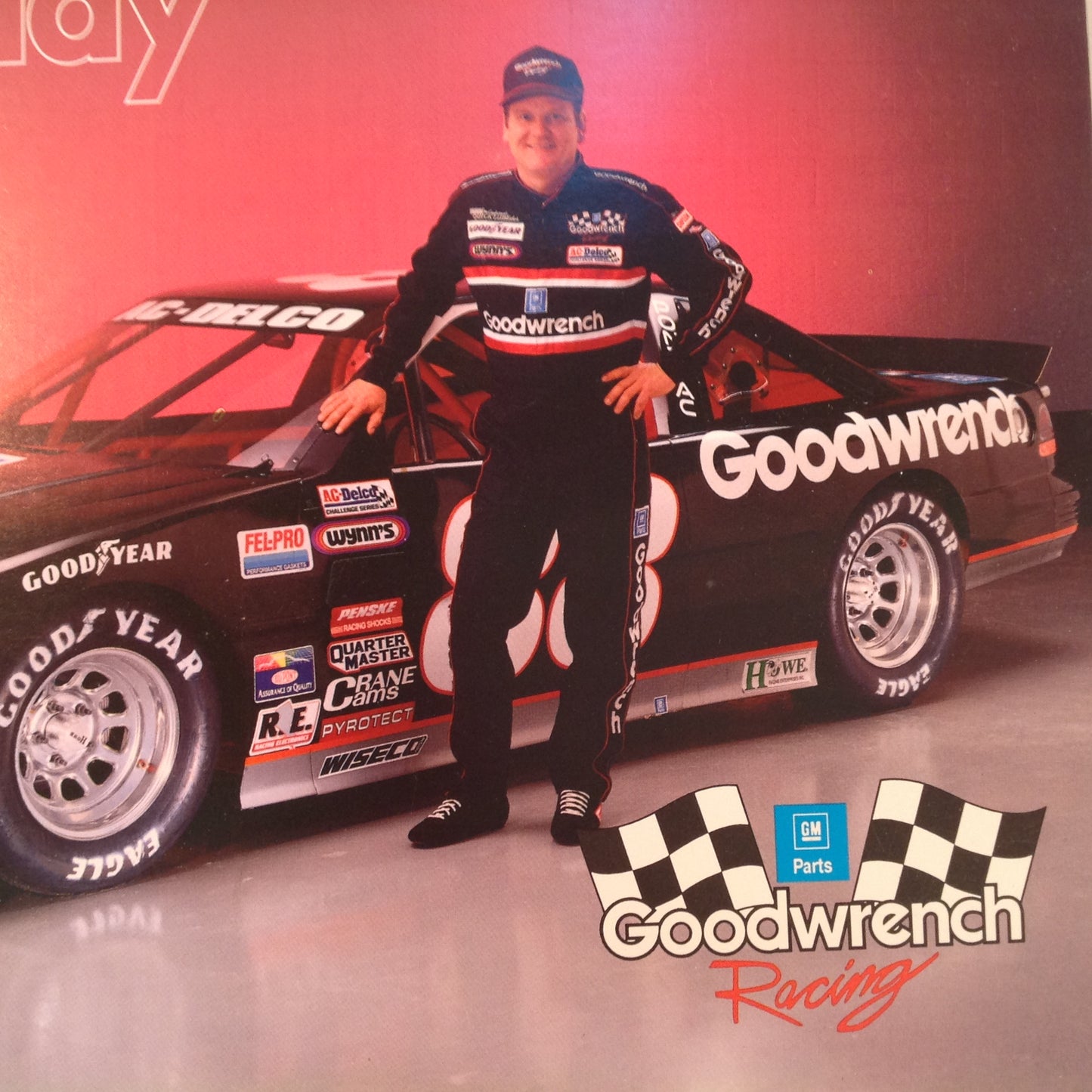 Vintage 1992 American Speed Ass'n ASA AC-Delco Goodwrench Racing Mike Eddy Hero Card