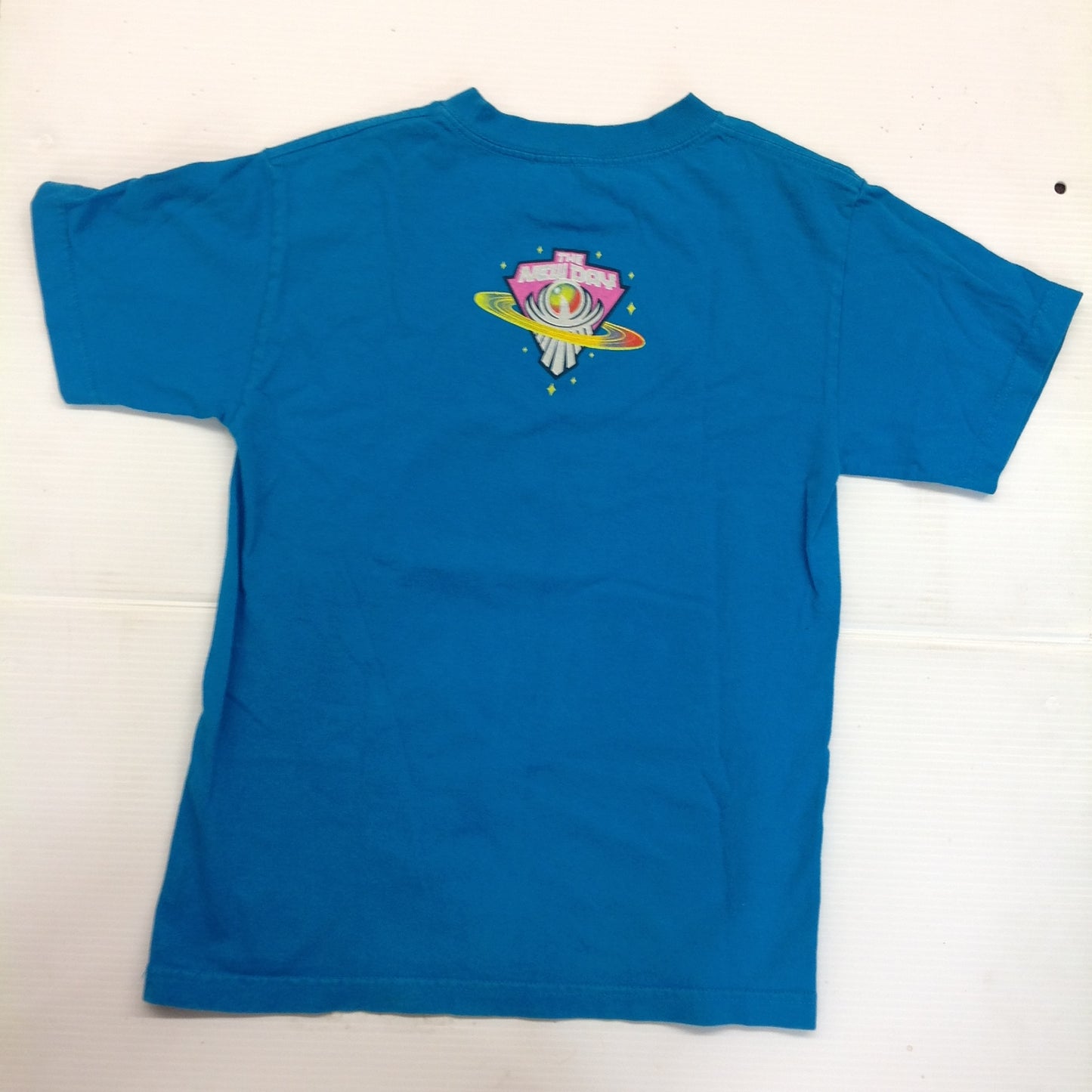 2010's WWE WWF Authentic Child Small T-Shirt The New Day Unicorn Kofi Kingston Xavier Woods Big E NXT Blue