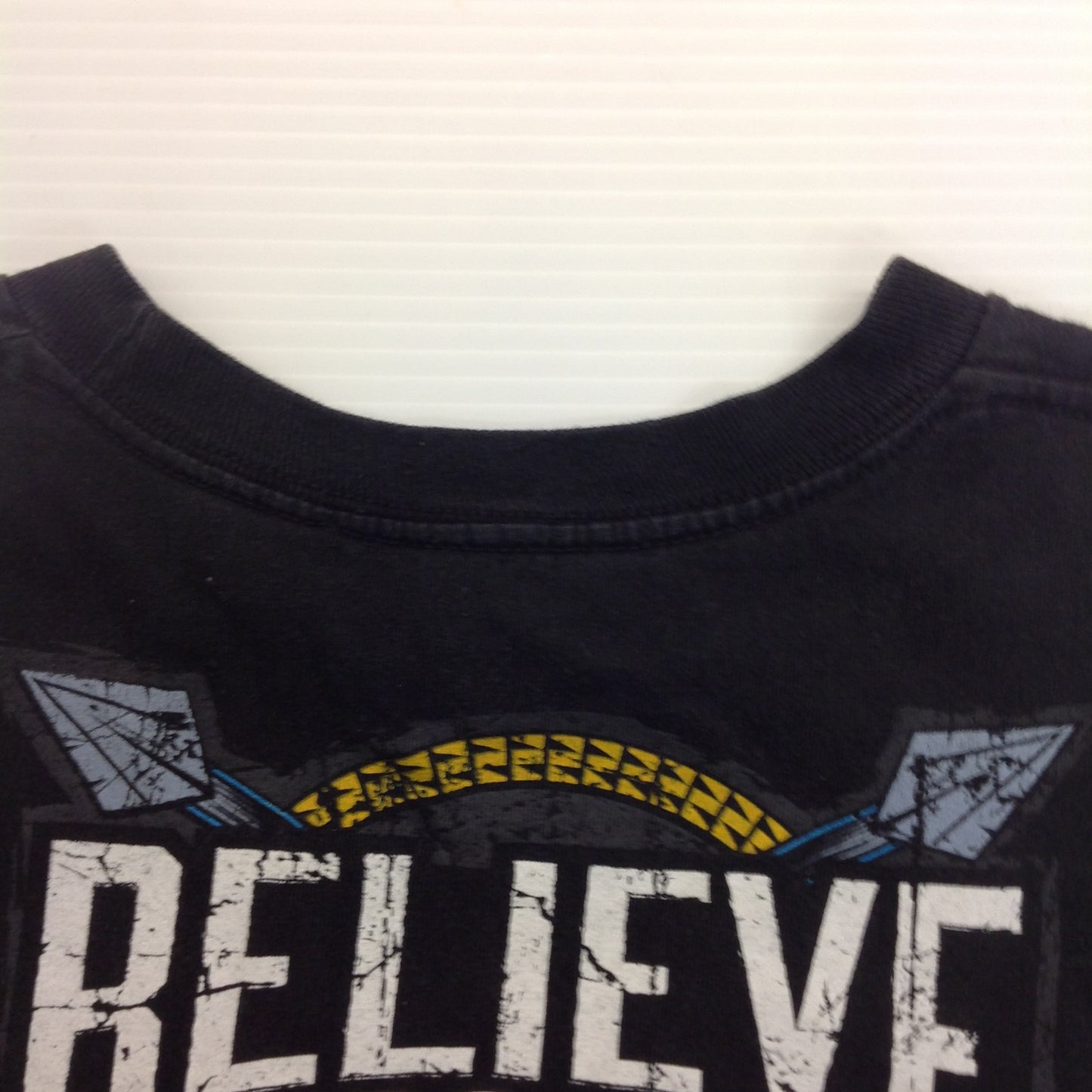 2018 WWE WWF Authentic Youth Medium Black T-Shirt Roman Empire Spare No One Spear Everyone Believe That