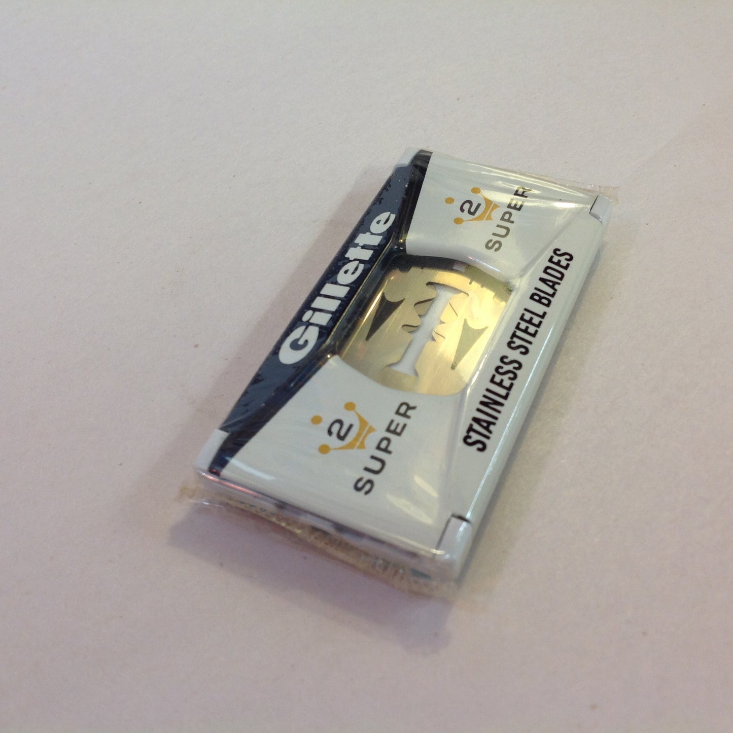 Vintage NOS Lady Gillette 2 Super Stainless Steel Blades Lot of 5