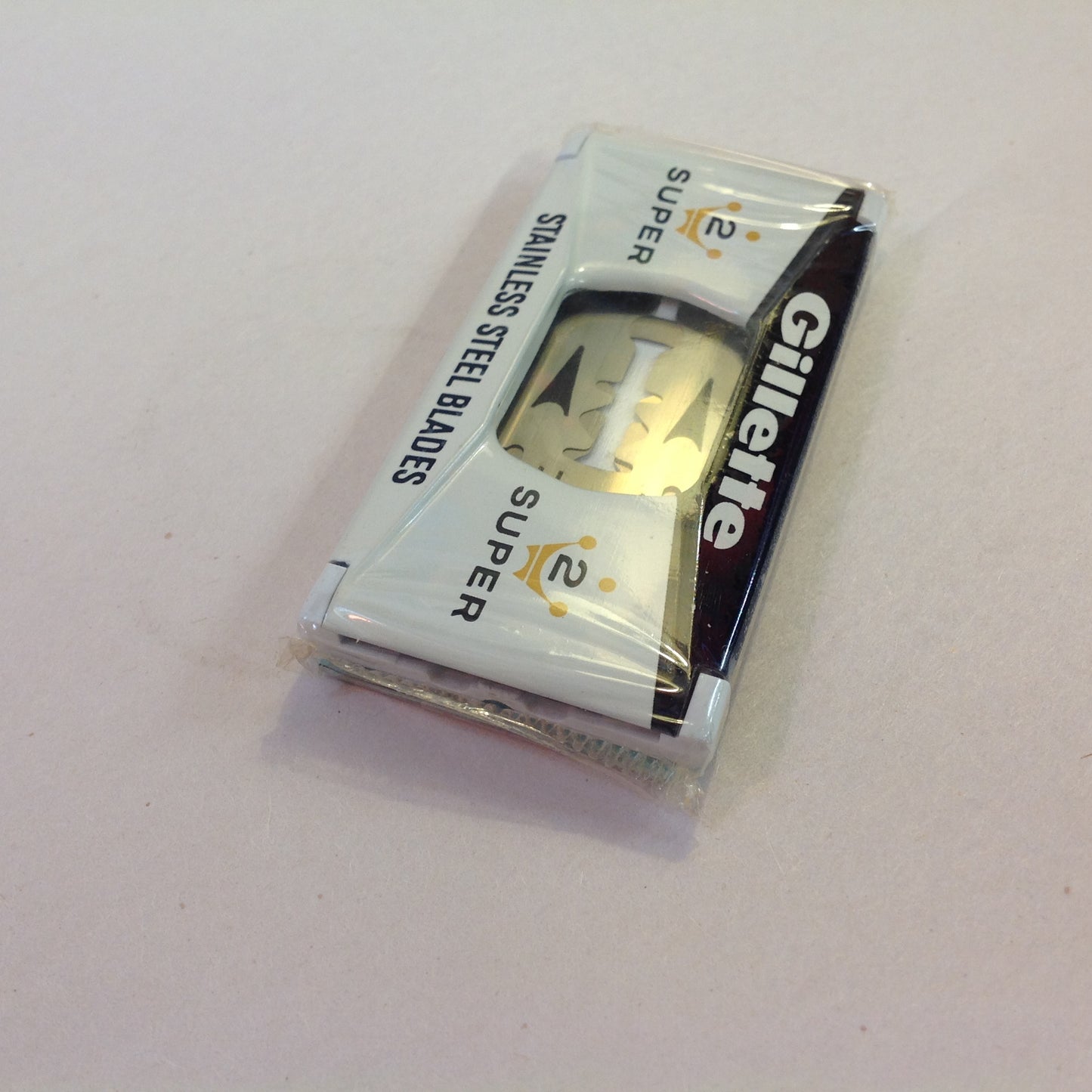 Vintage NOS Lady Gillette 2 Super Stainless Steel Blades Lot of 5