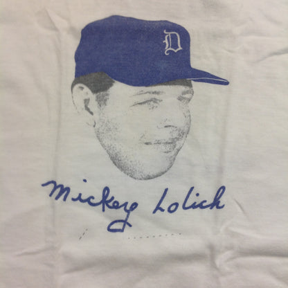 Vintage Children's White T-Shirt Detroit Tigers Mickey Lolich Bill Freehan Images
