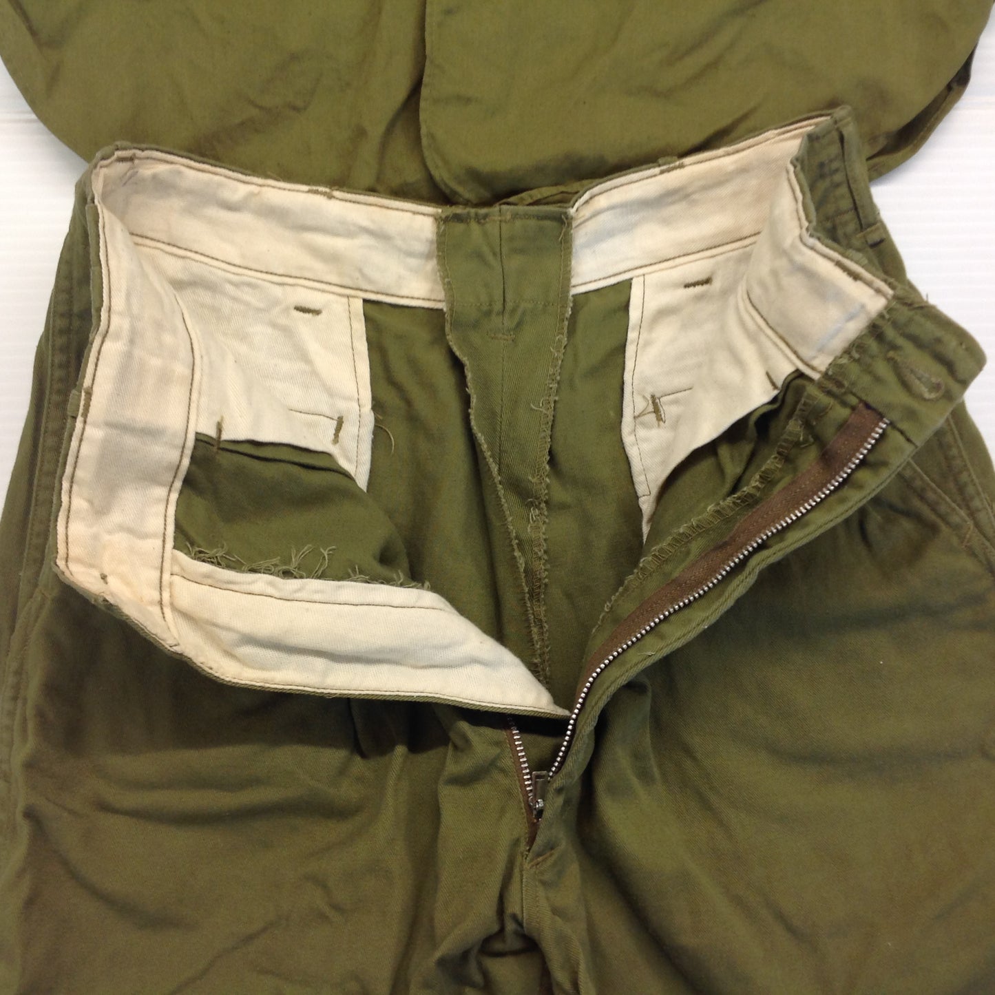 Vintage 2Pc BSA Boy Scouts of America Olive Green Shirt Shorts Grosse Pointe Michigan 61