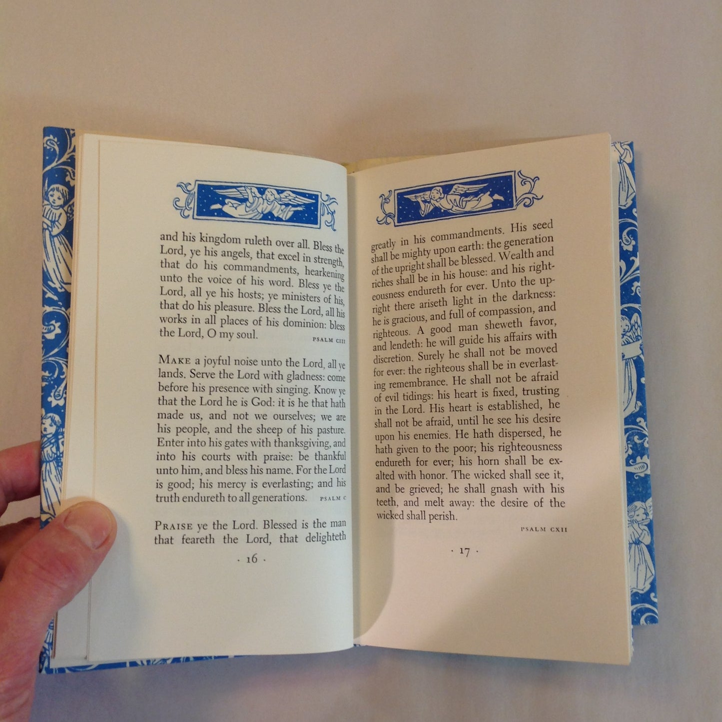 Vintage 1952 Hardcover Gift Book Golden Treasury of Psalms and Prayers Peter Pauper Press