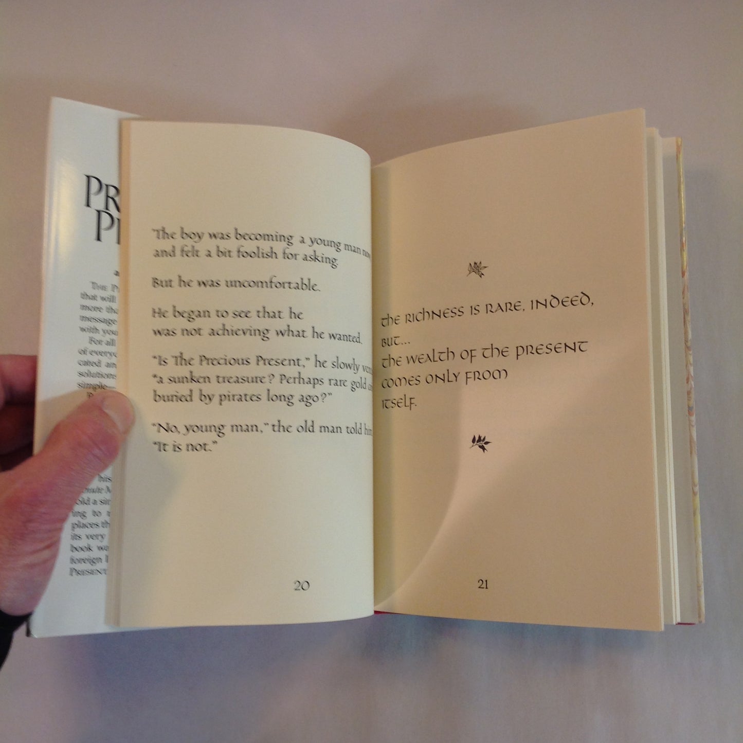 Vintage 1984 Hardcover The Precious Present Spencer Johnson MD Gift Edition