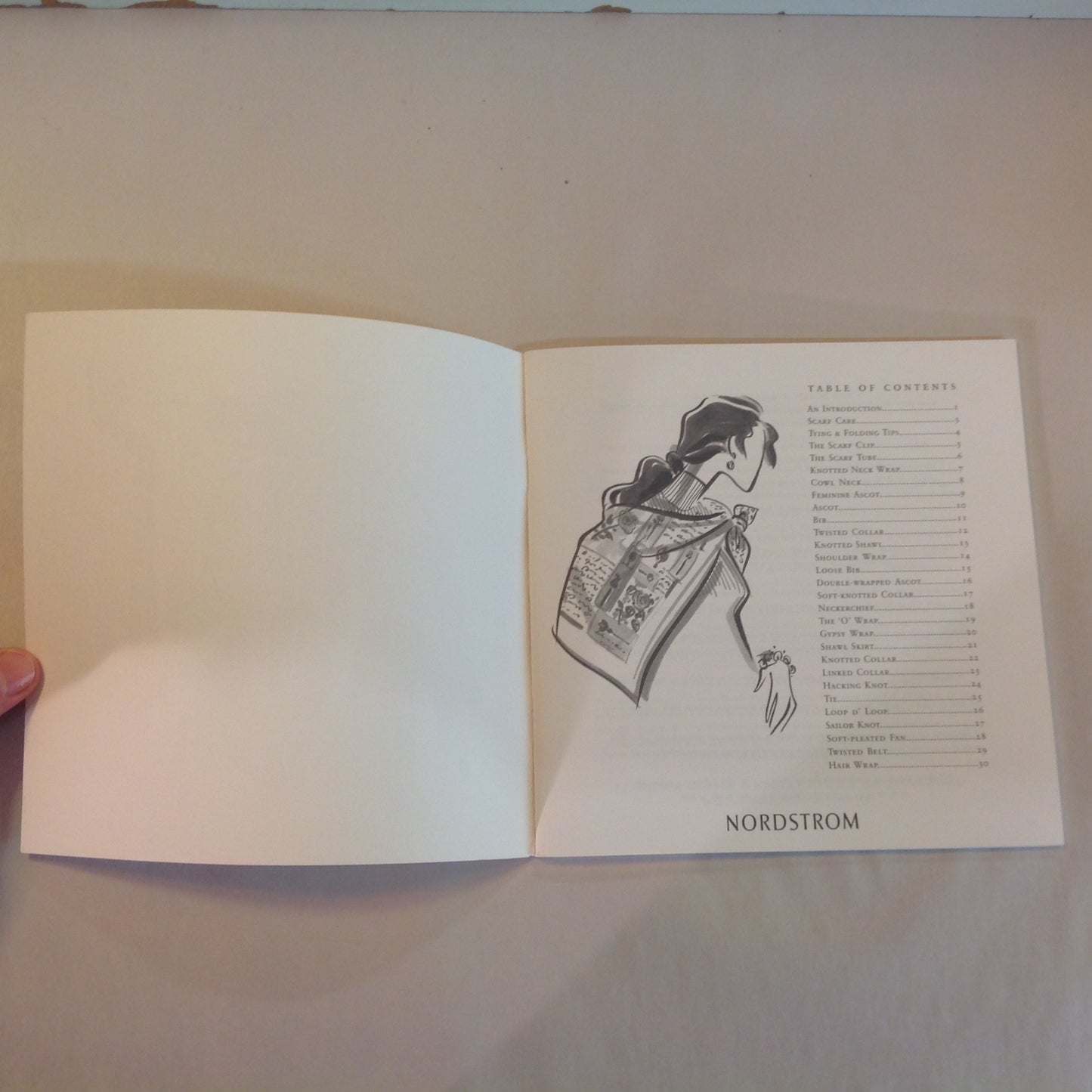 Vintage 2003 Paperback The Nordstrom Scarf Book