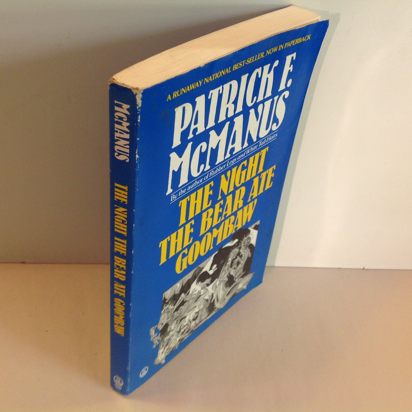 Vintage 1990 Paperback The Night the Bear Ate Goombaw Patrick F. McManus First Edition