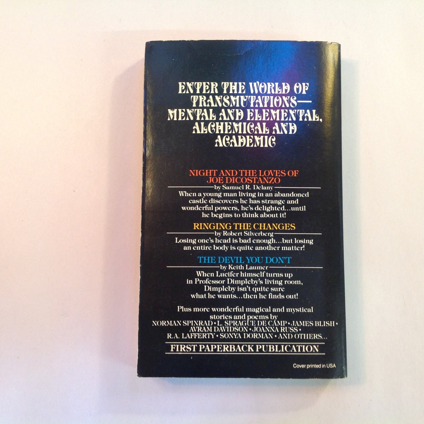 Vintage 1980 Mass Market Paperback Alchemy & Academie Anne McCaffrey, Editor First Edition