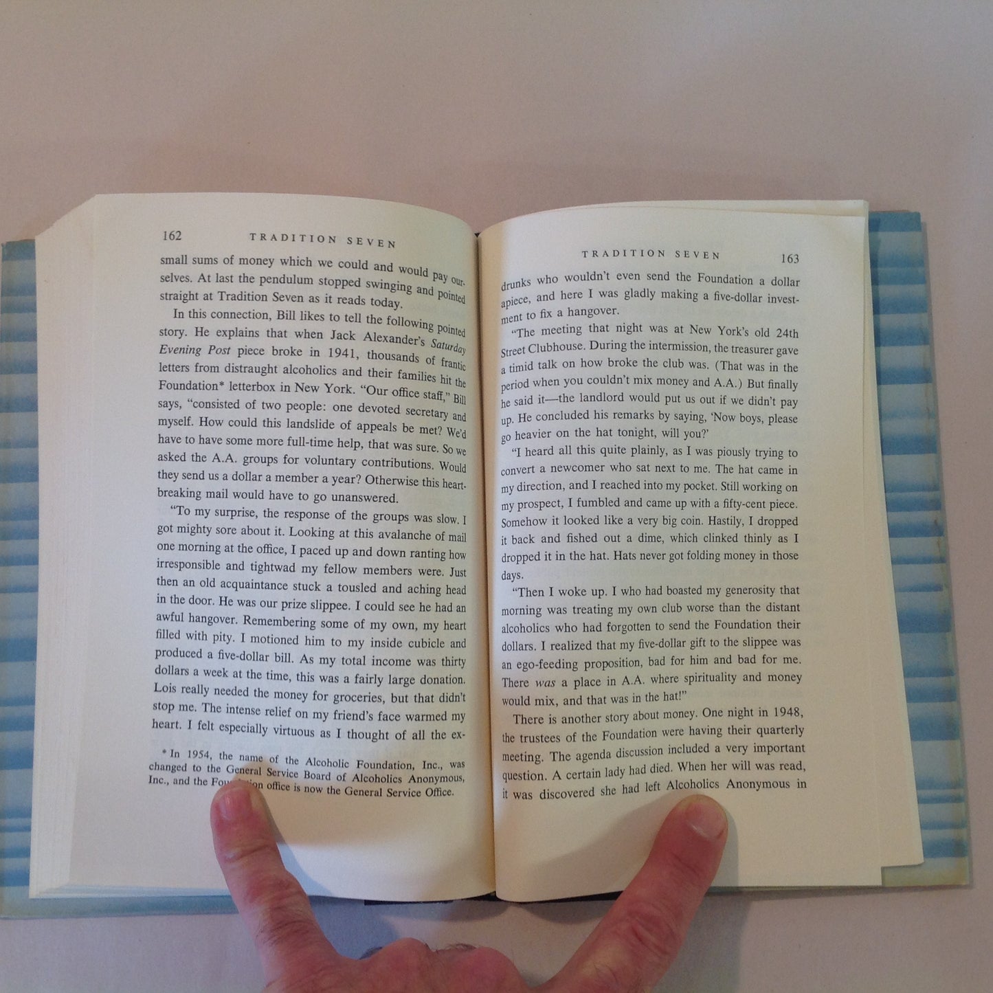 Vintage 1983 Hardcover Twelve Steps and Twelve Traditions Alcoholics Anonymous World Services