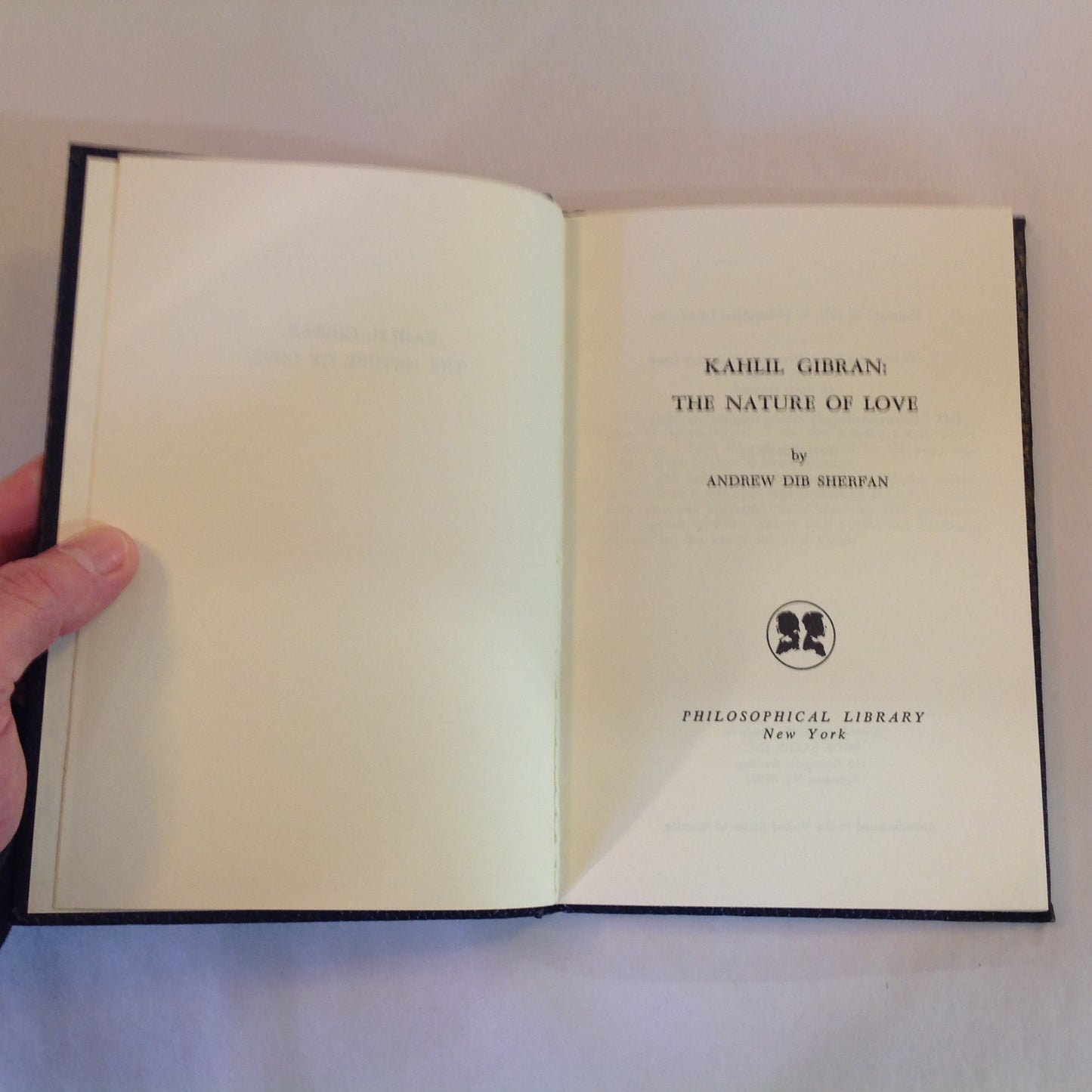 Vintage 1971 Hardcover The Nature of Love Kahlil Gibran Philosophical Library