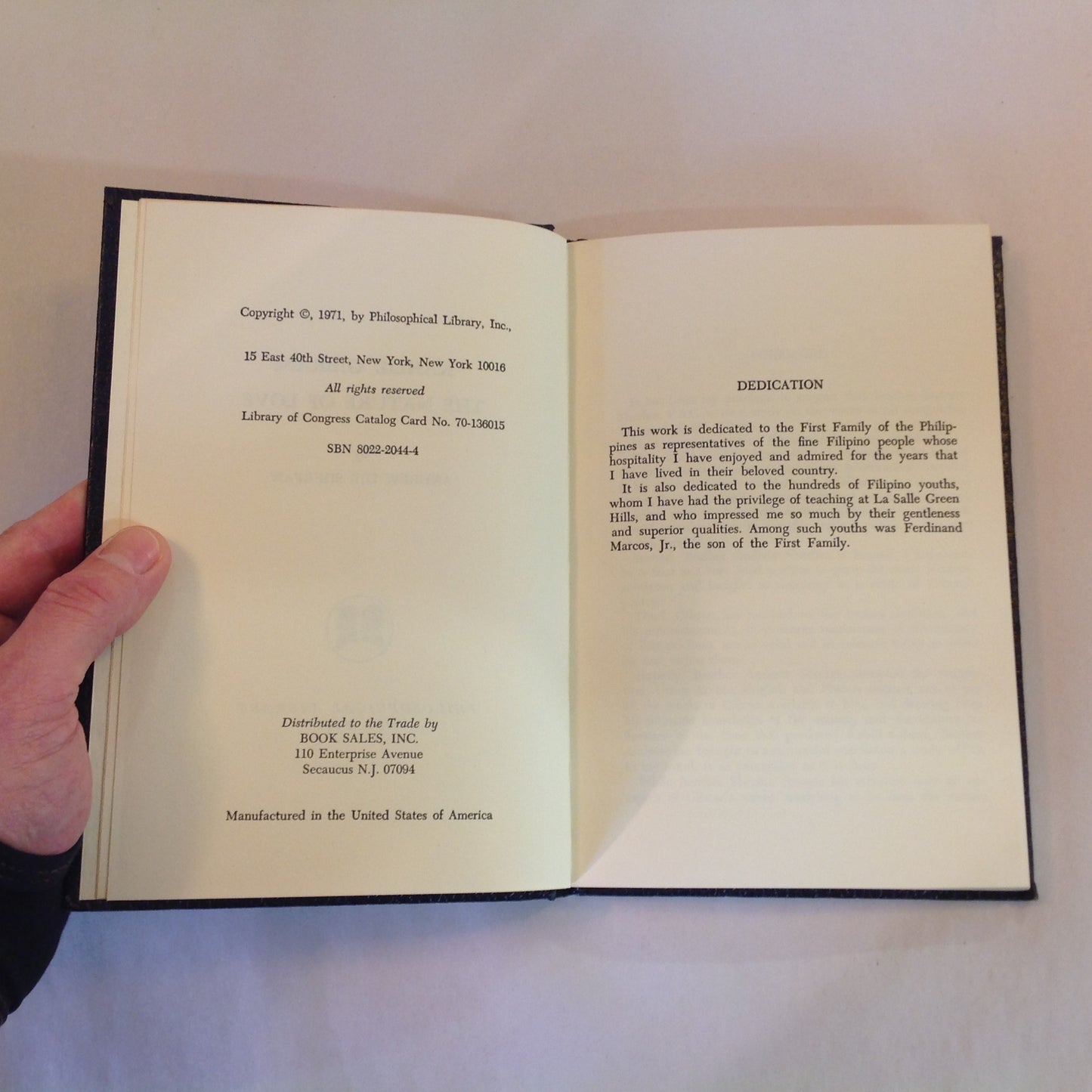 Vintage 1971 Hardcover The Nature of Love Kahlil Gibran Philosophical Library