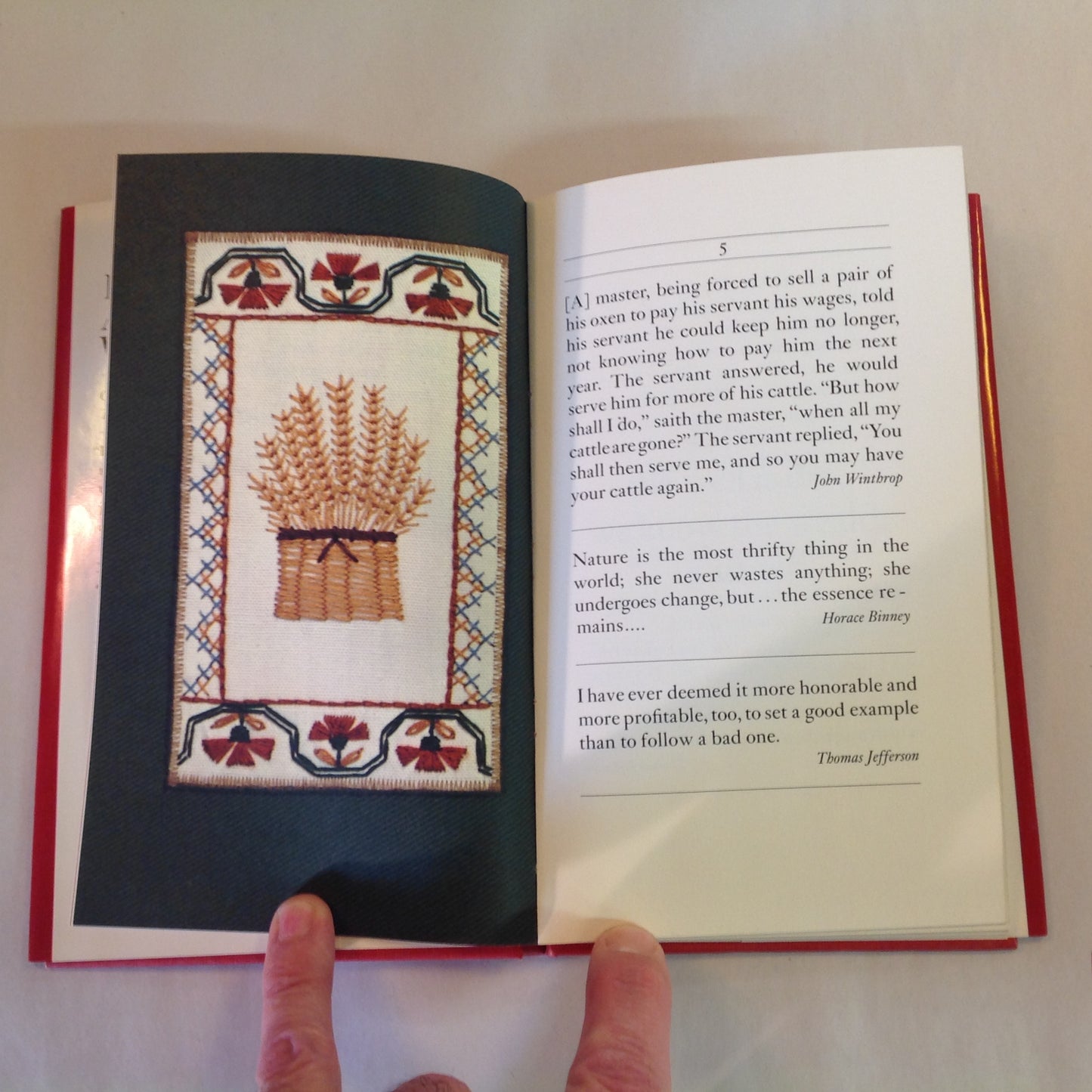 Vintage 1974 Hardcover Gift Book Early American Wisdom: Good Thoughts from Yesterday to Think About Today Hallmark