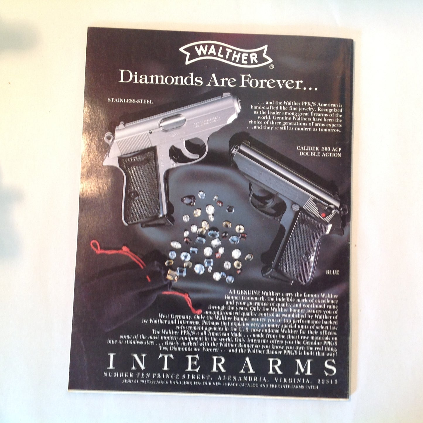 Vintage Jun 1985 Gun World Magazine Holmes Firearms 9mm Assault Pistol