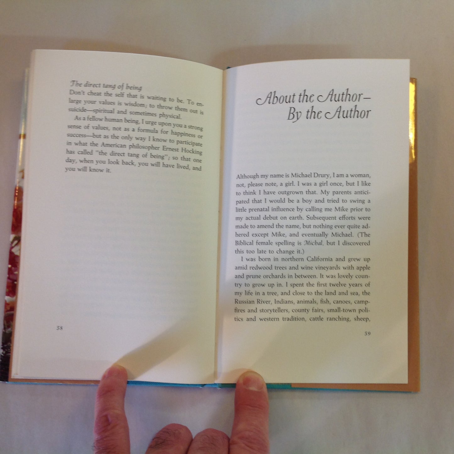 Vintage 1972 Hardcover Gift Book The Everyday Miracles: A Woman's Views on Personal Fulfillment Michael Drury Hallmark