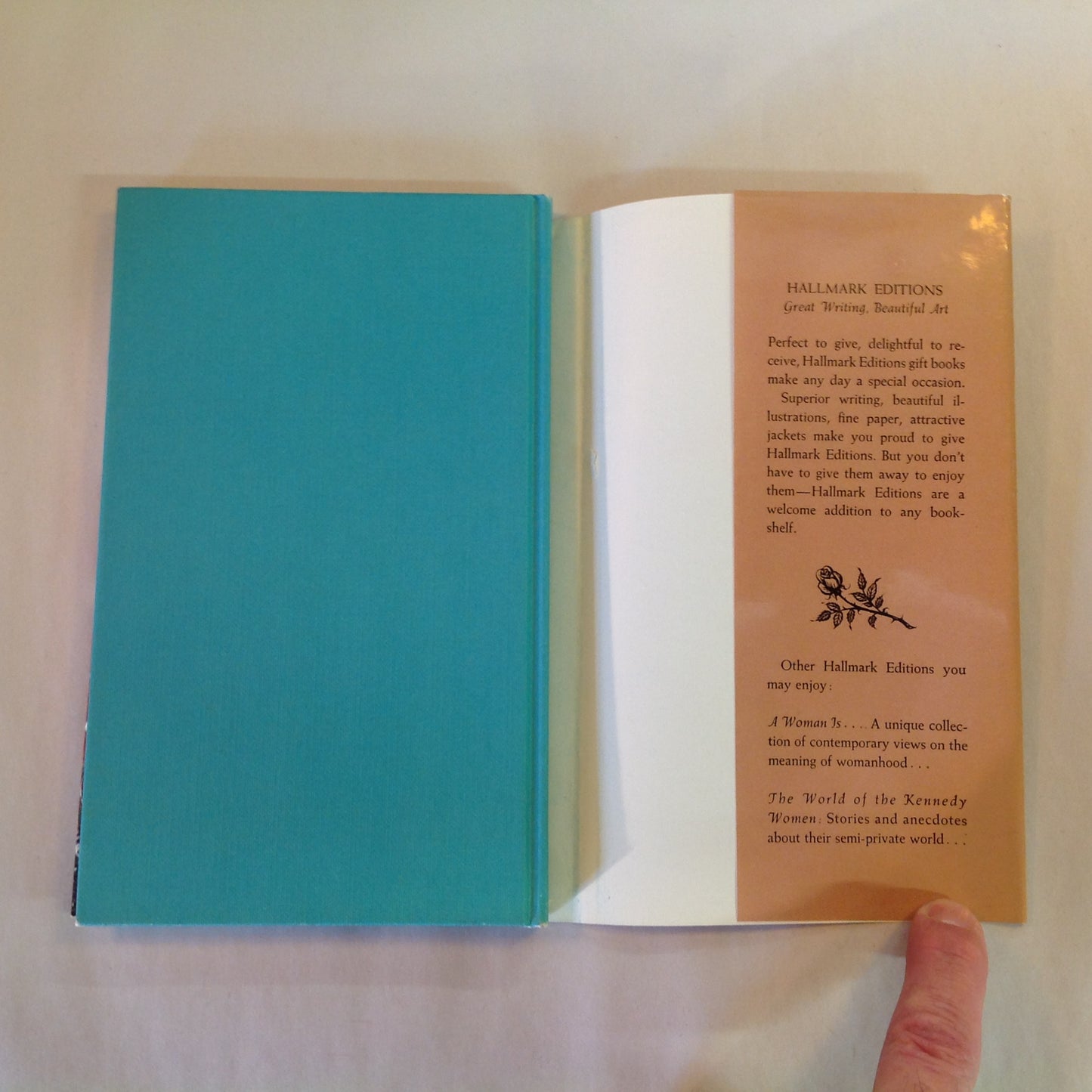 Vintage 1972 Hardcover Gift Book The Everyday Miracles: A Woman's Views on Personal Fulfillment Michael Drury Hallmark