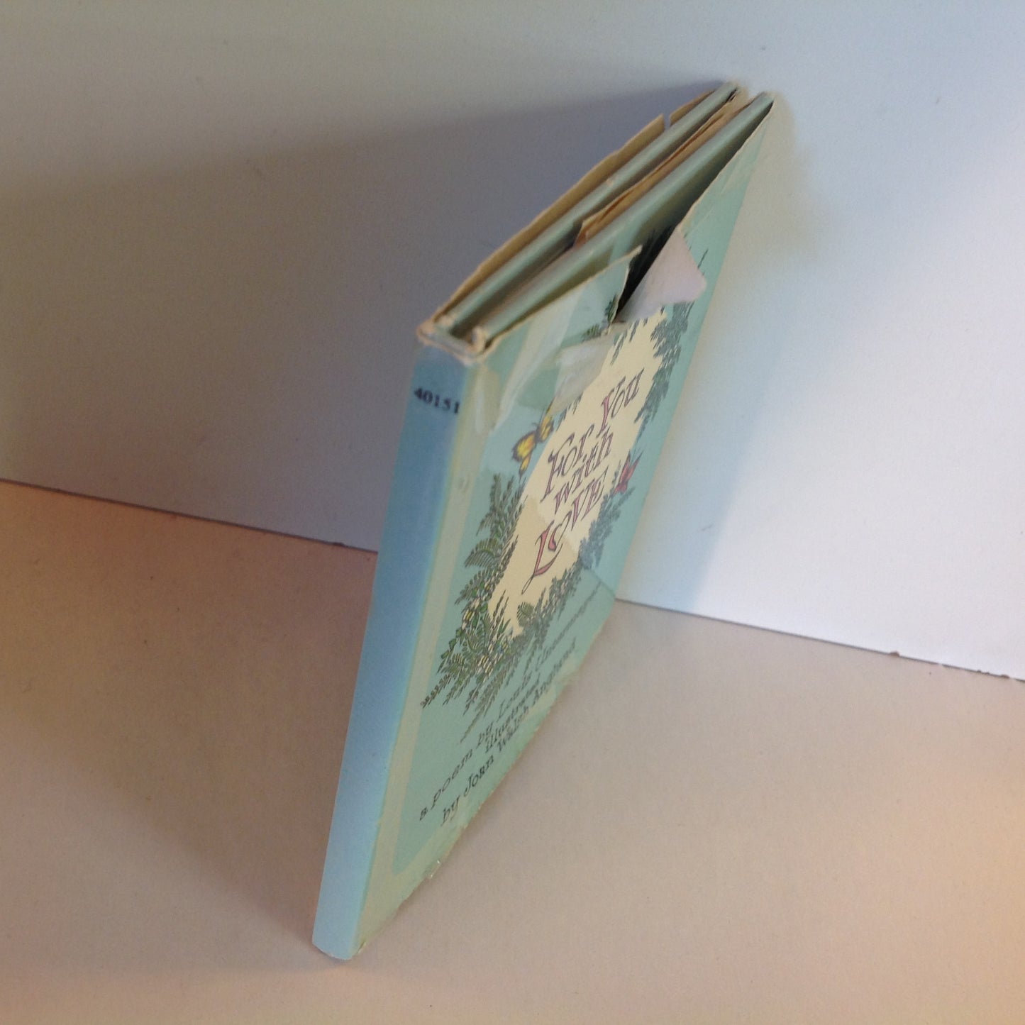 Vintage 1961 Hardcover Gift Book For You with Love Louis Untermeyer Joan Walsh Anglund Golden Press