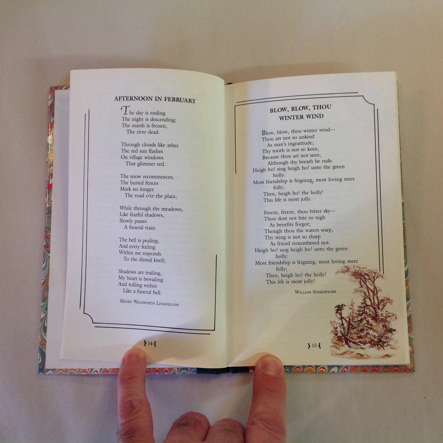 Vintage 1989 3Pc Set Hardcover Gift Books Avenel Books Poems of Childhood/Nature/Love