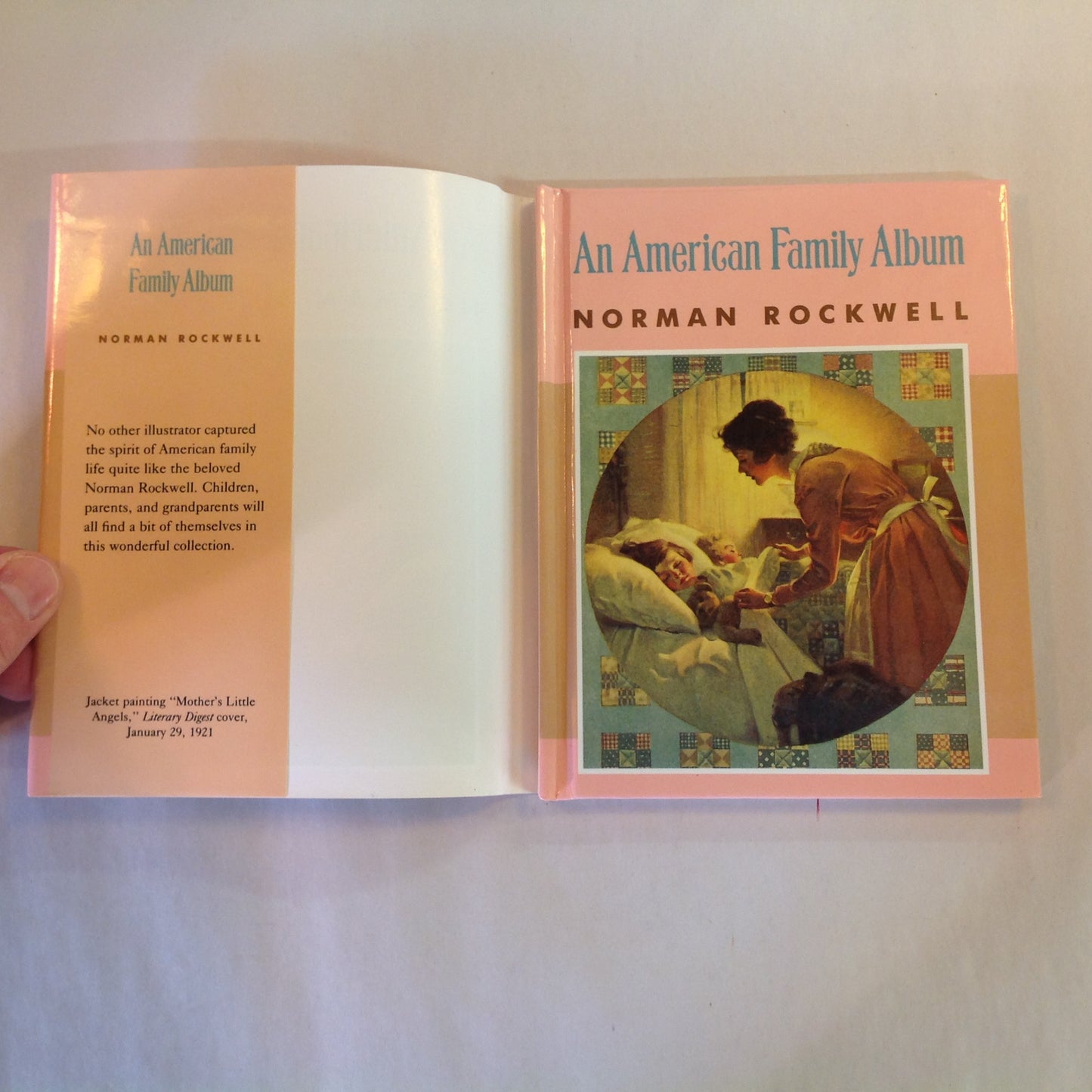 Vintage 1993 Hardcover Gift Book Norman Rockwell: An American Family Album