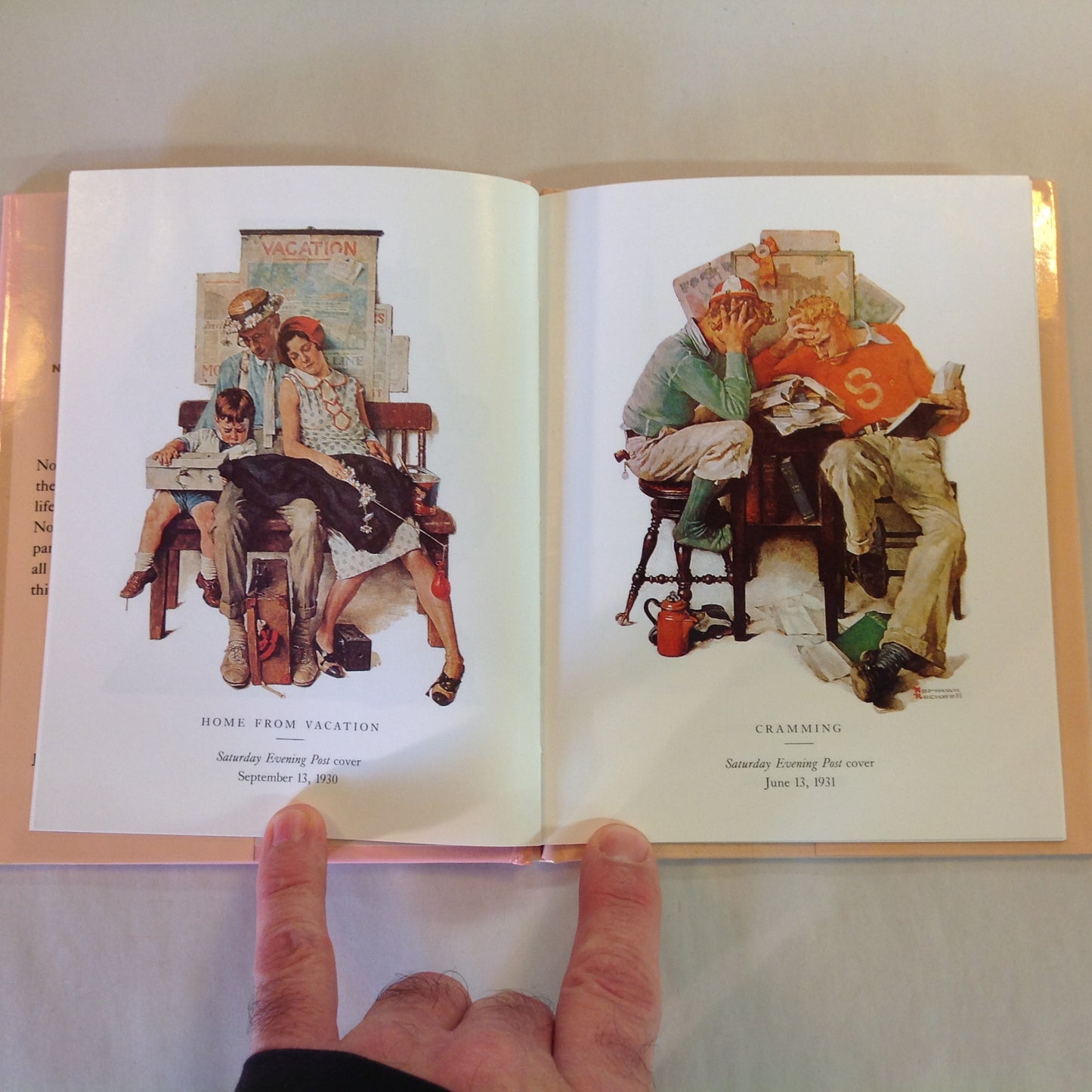Vintage 1993 Hardcover Gift Book Norman Rockwell: An American Family Album