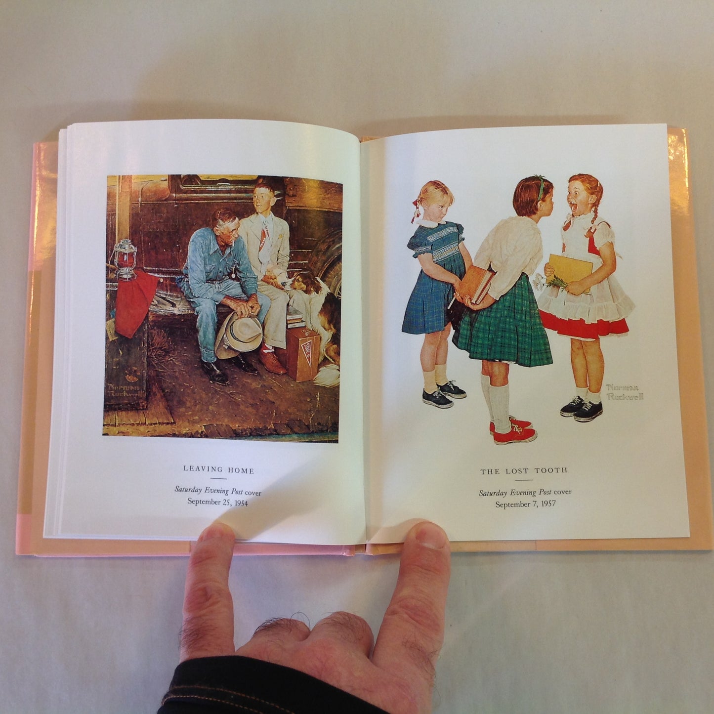 Vintage 1993 Hardcover Gift Book Norman Rockwell: An American Family Album