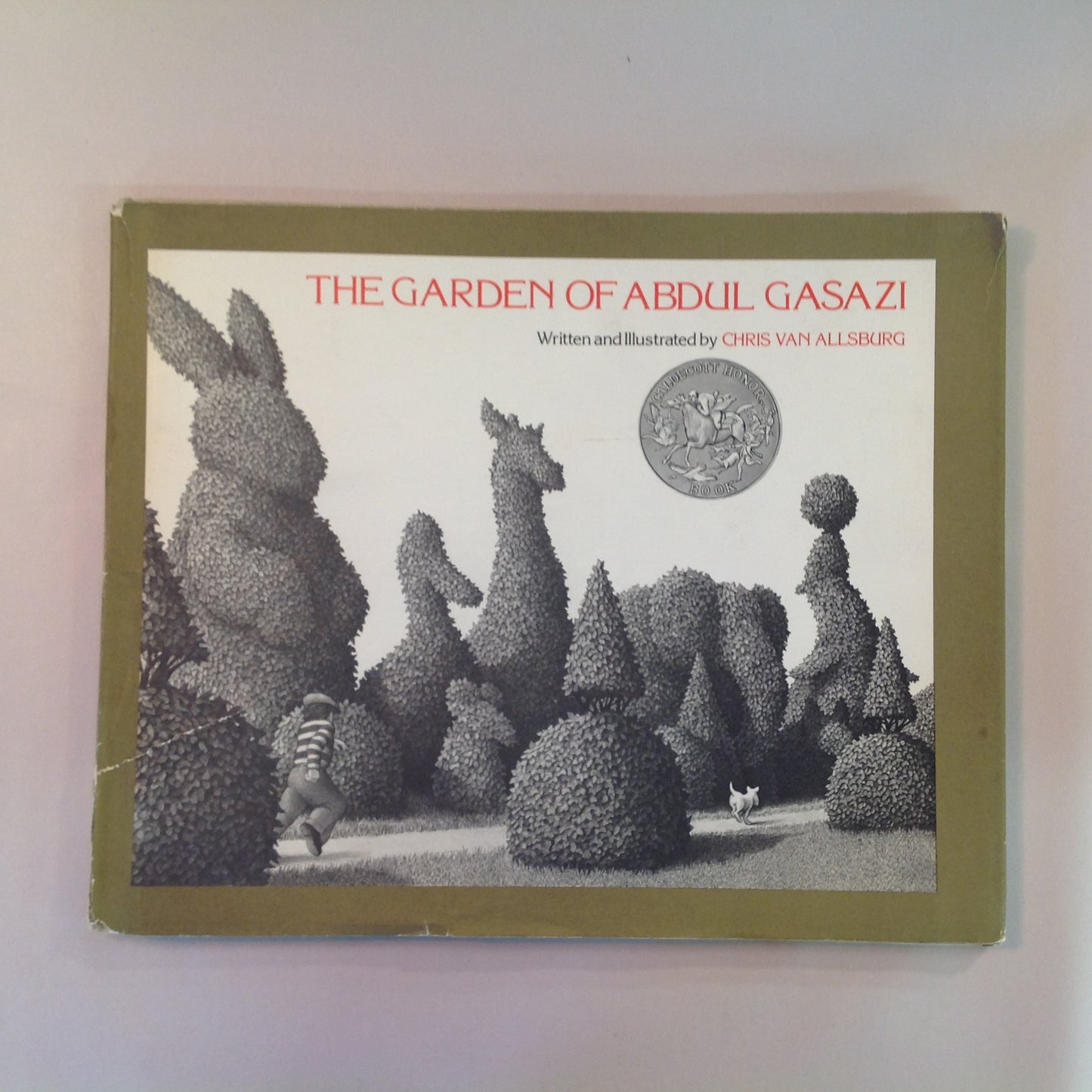Vintage 1979 Children's Hardcover Picture Book The Garden of Abdul Gasazi Chris Van Allsburg