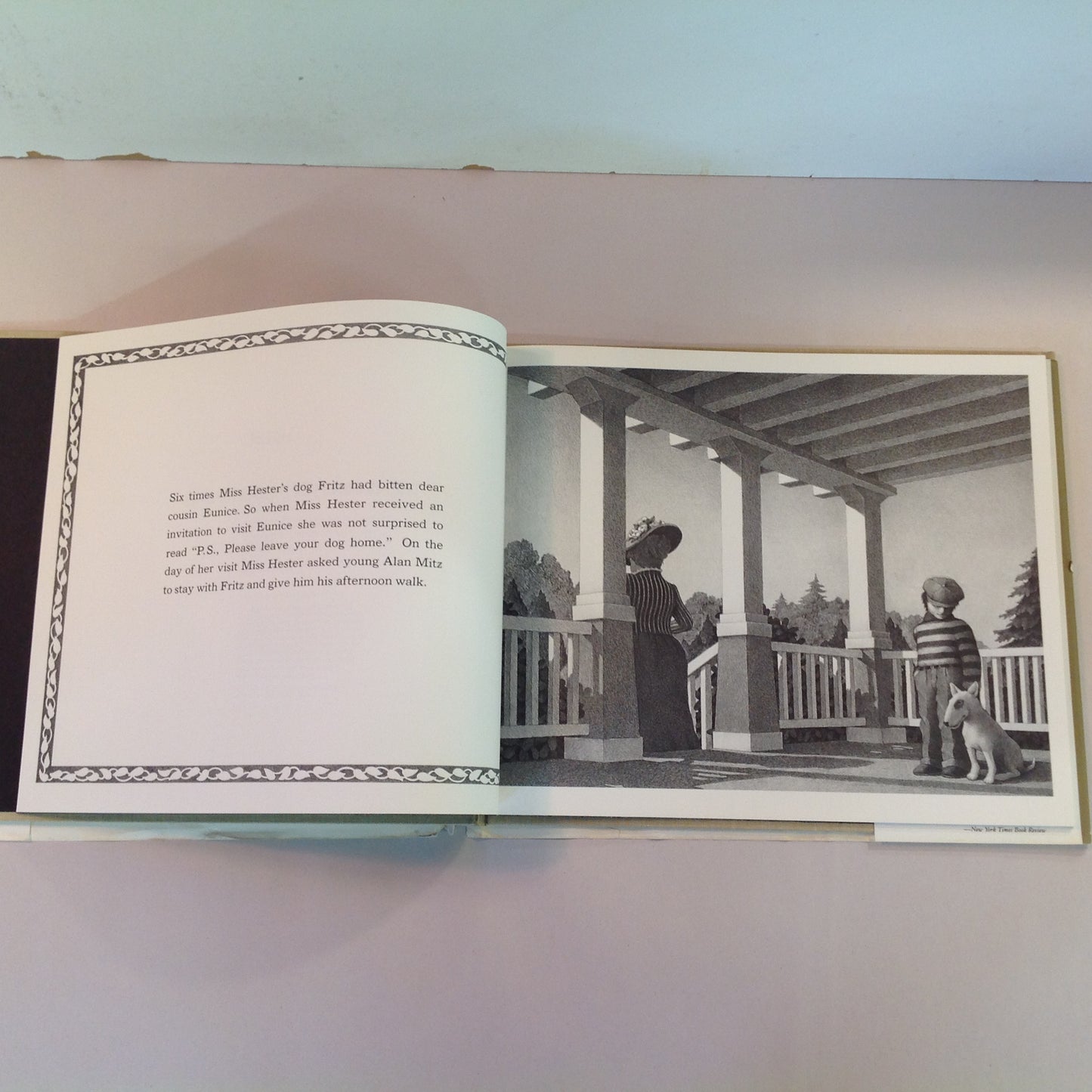 Vintage 1979 Children's Hardcover Picture Book The Garden of Abdul Gasazi Chris Van Allsburg