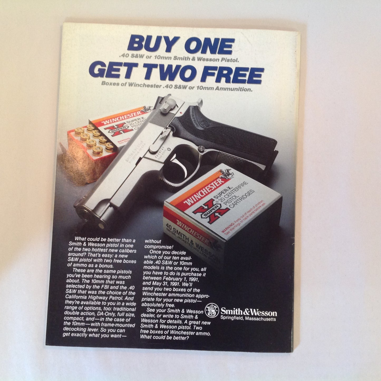 Vintage May 1991 Guns & Ammo Magazine Colt 9mm Combat Handguns All You Need to Know Guns That Helped Win Desert Storm