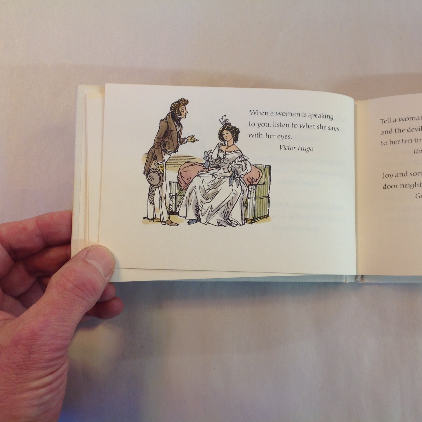 Vintage 1975 Hardcover Gift Book Proverbs to Live By: Timeless Words of Wit and Wisdom Gail Peterson Hallmark