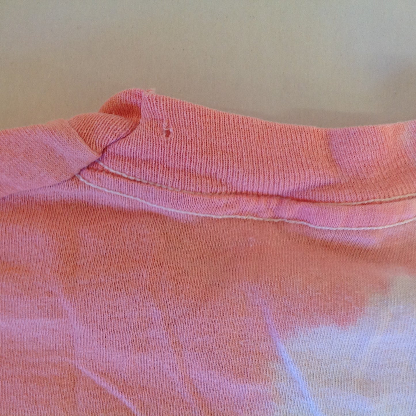 Vintage Hand Tie-Dyed Children's T-Shirt Hanes 10-12 Pinks Blues Lavender Scott G