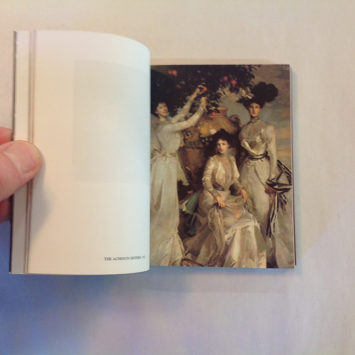 Vintage 1996 Trade Paperback Gift Book The Age of Elegance: The Paintings of John Singer Sargent Phaidon
