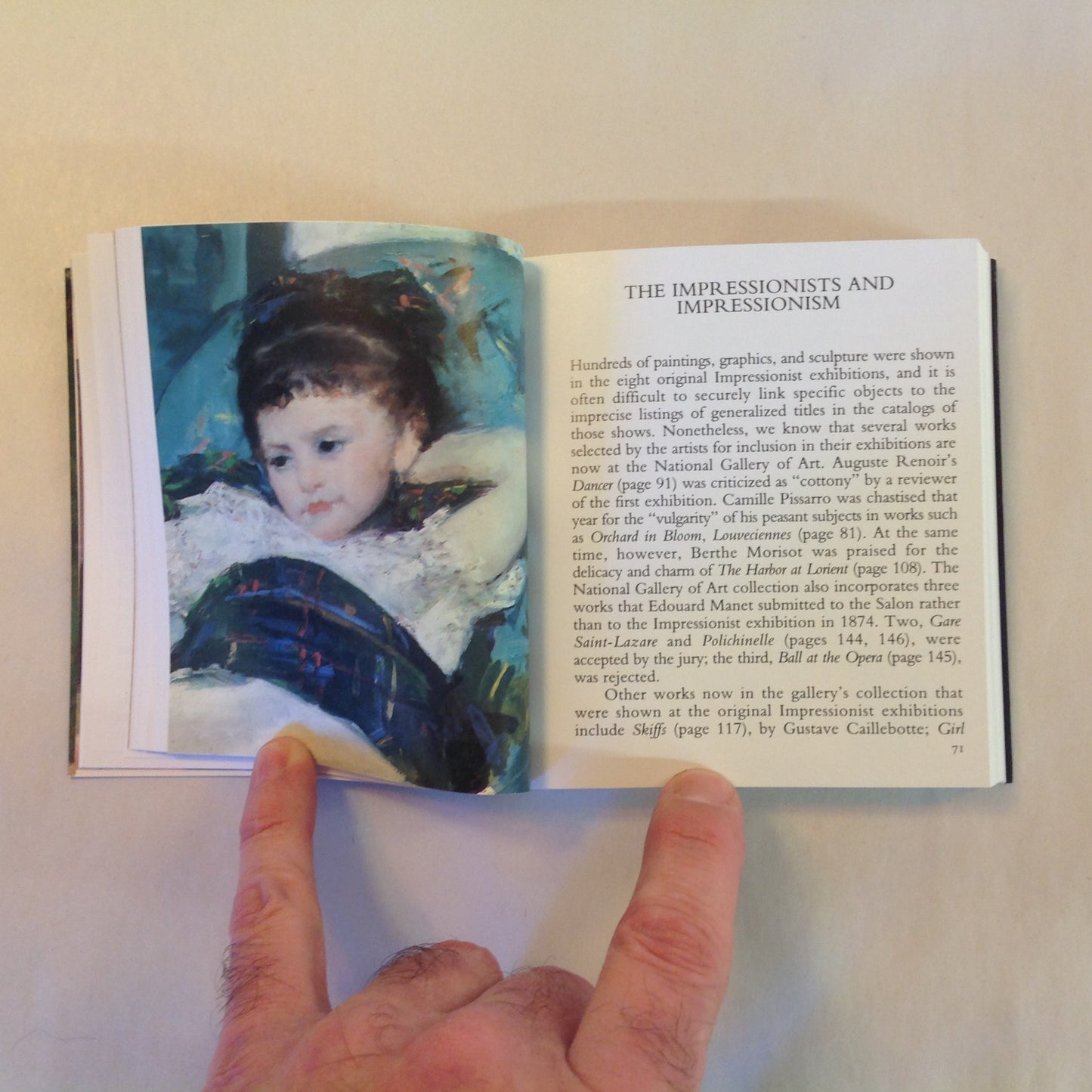 Vintage 1993 Paperback Gift Book Treasures of Impressionism and Post-Impressionism: National Gallery of Art Abbeville First Edition