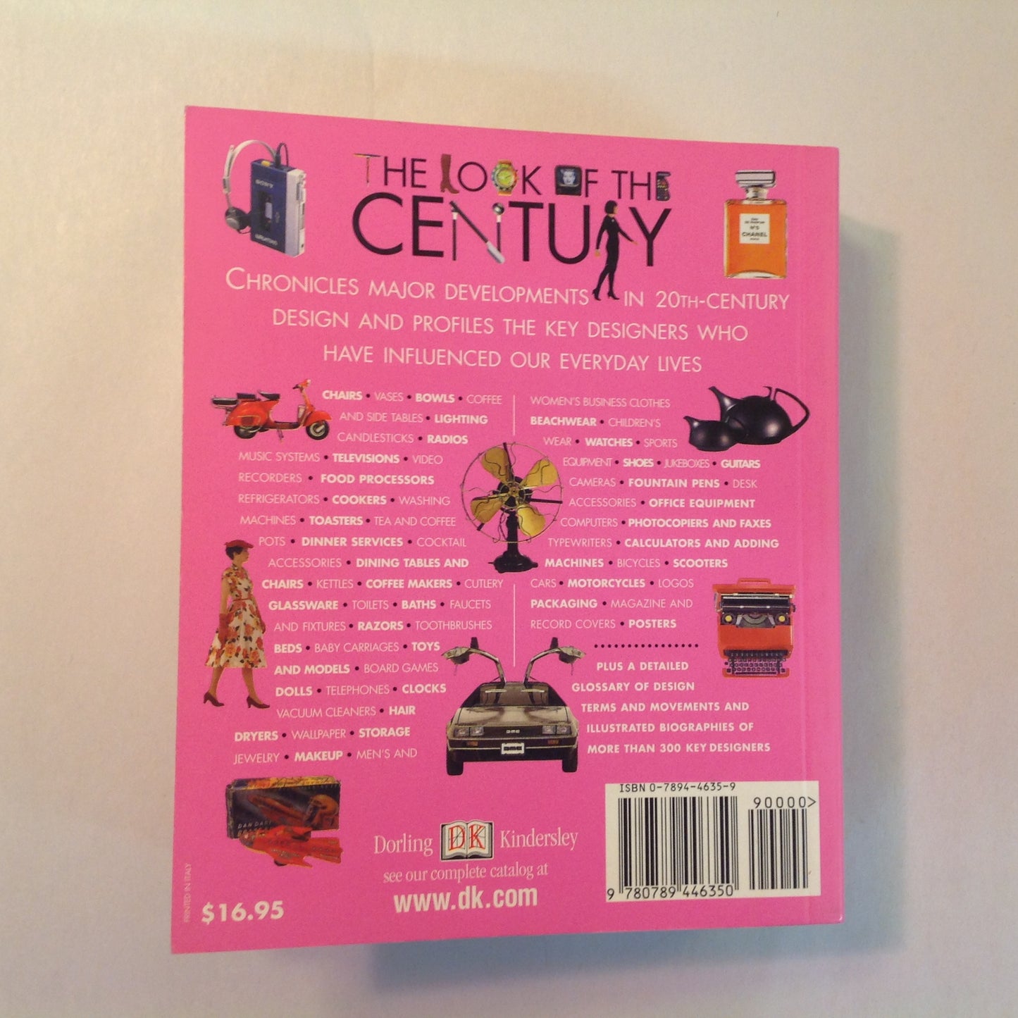 Vintage 1999 Trade Paperback The Look of the Century: Design Icons of the 20th Century Michael Tambini DK