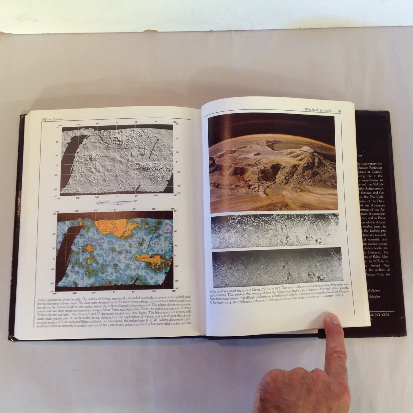 Vintage 1980 Hardcover Cosmos Carl Sagan