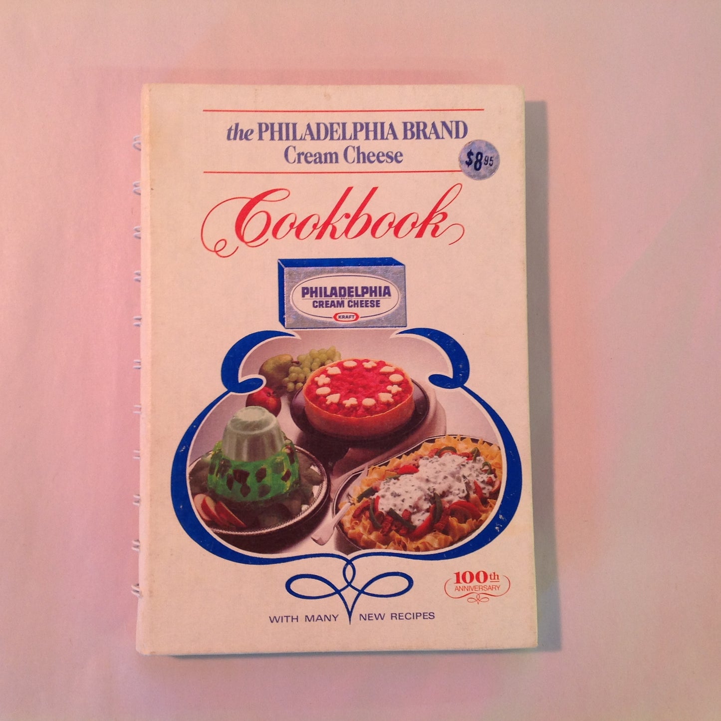 Vintage 1984 Hardcover The Philadelphia Brand Cream Cheese Cookbook 100 Anniversary
