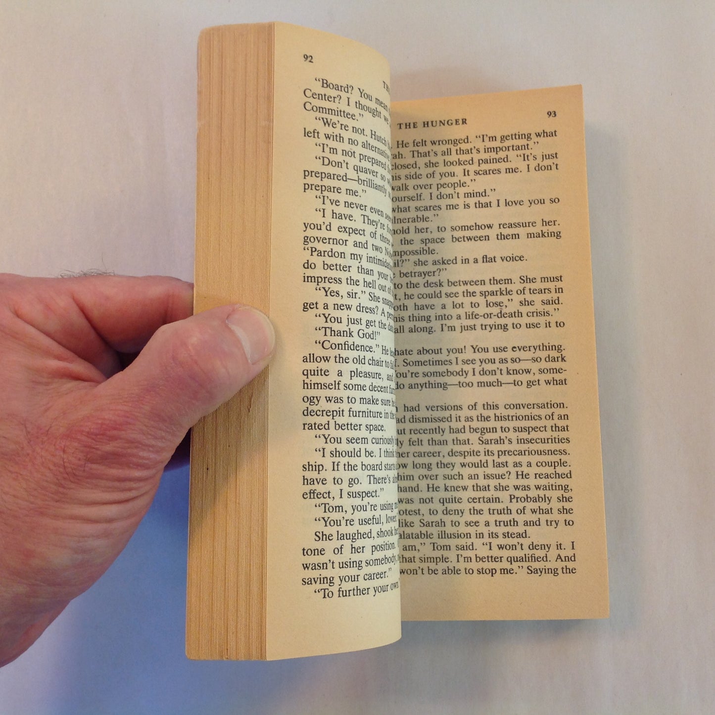 Vintage 1982 Mass Market Paperback The Hunger Whitley Strieber Pocket First Edition