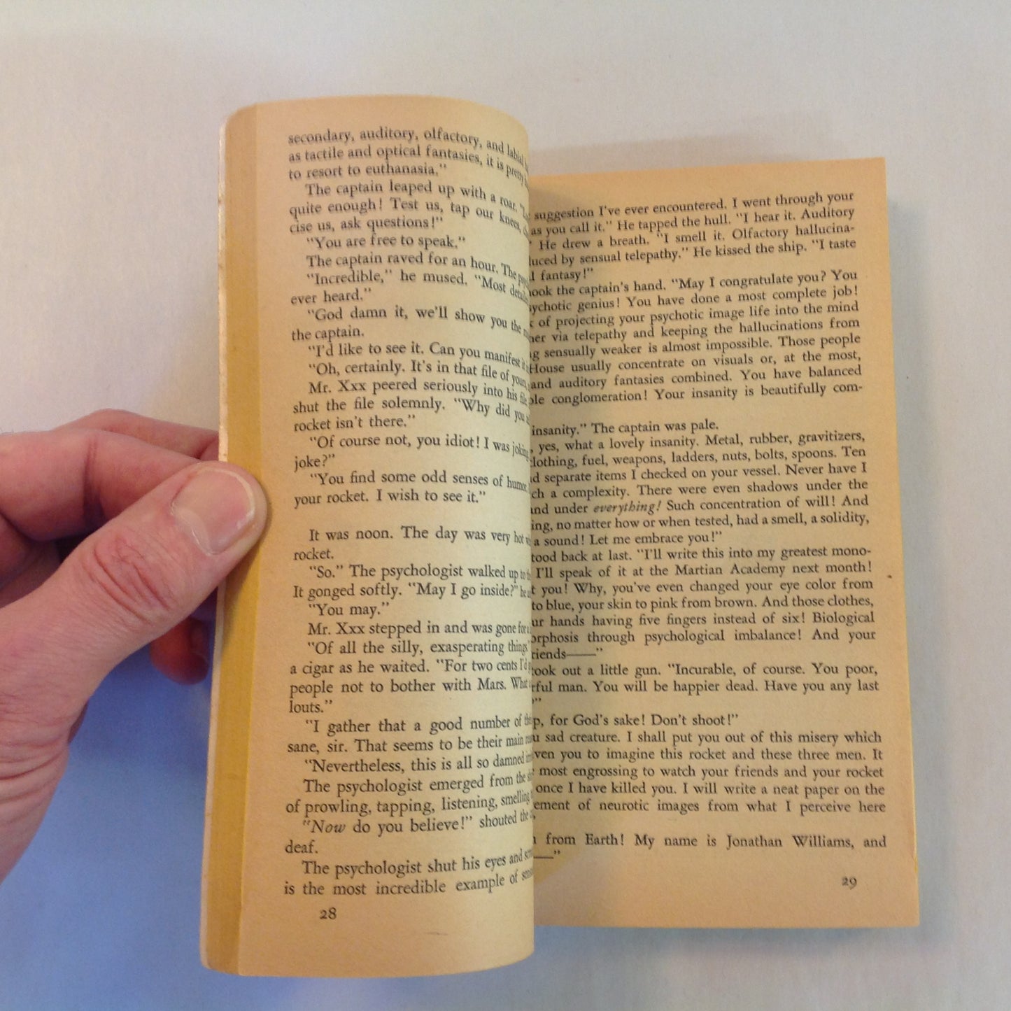 Vintage 1962 Mass Market Paperback The Martian Chronicles Ray Bradbury