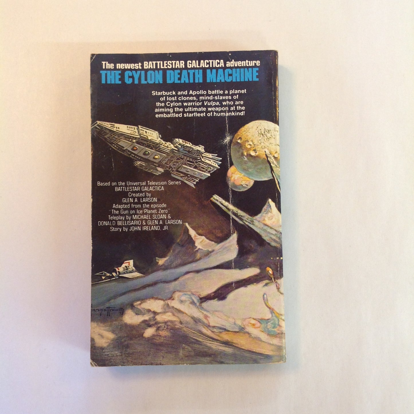 Vintage 1979 Mass Market Paperback Battlestar Galactica 2: The Cylon Death Machine Glen Larson Robert Thurston