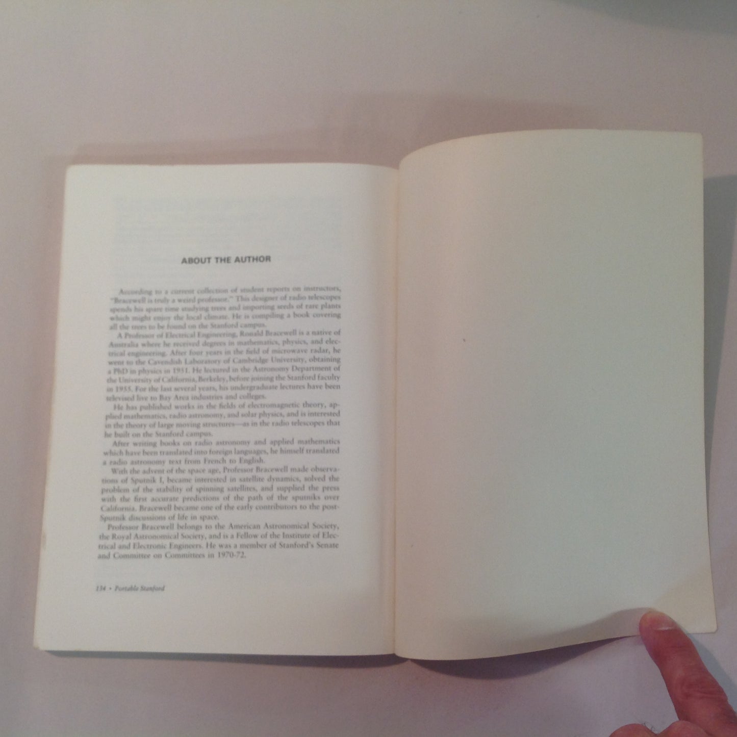Vintage 1974 Trade Paperback The Portable Stanford: The Galactic Club: Intelligent Life in Outer Space Ronald Bracewell Illustrated First Edition