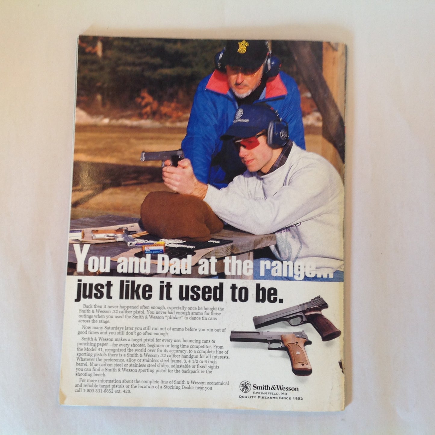 Vintage Apr 1994 Guns & Ammo Magazine Special Bargain Defense Guns What Makes A Marksman?