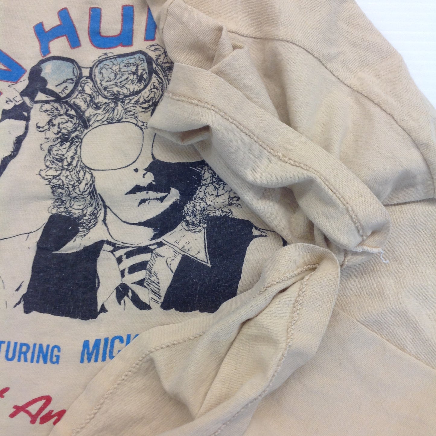 Vintage 1979 The Ian Hunter Band Featuring Mick Ronson Just Another Night U.S. Tour '79 T-Shirt