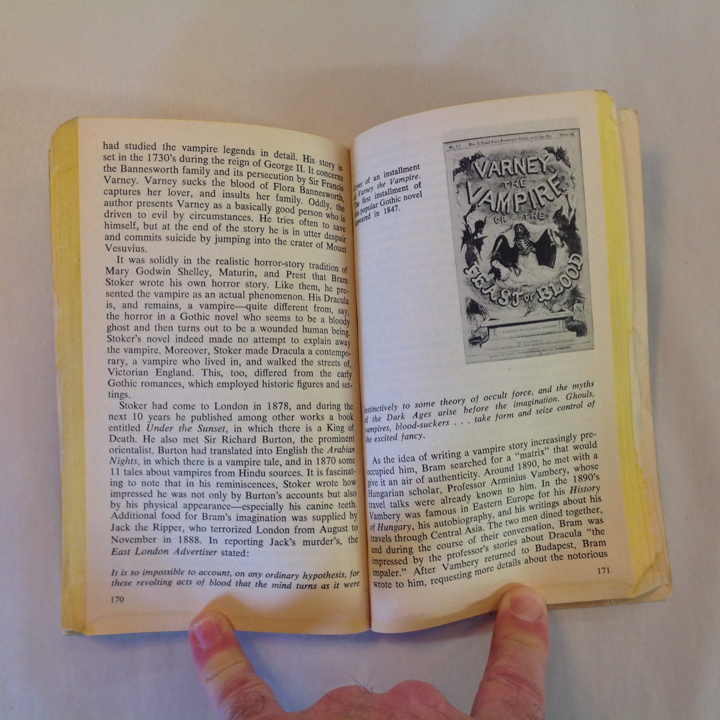 Vintage 1973 Mass Market Paperback In Search of Dracula: A True History of Dracula and Vampire Legends Raymond T. McNally Radu Florescu