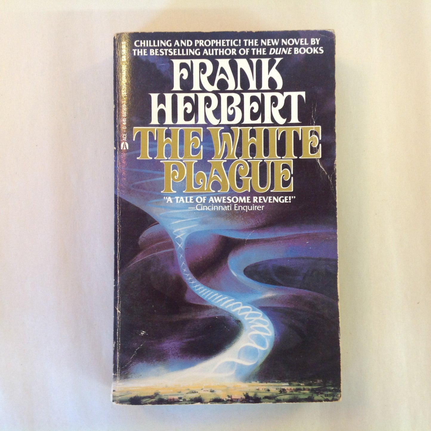 Vintage 1987 Mass Market Paperback The White Plague Frank Herbert ACE