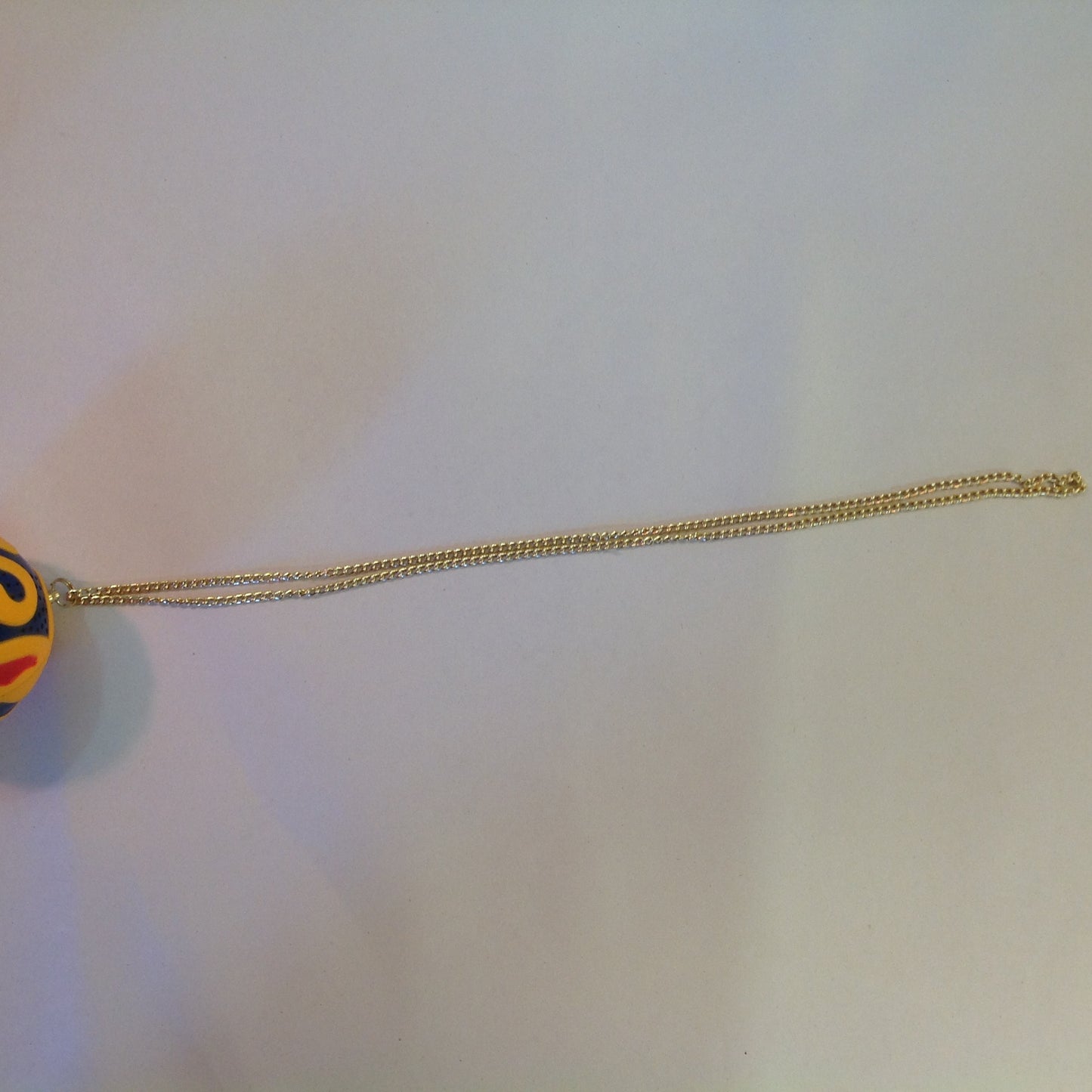 Vintage Solid State C-Tone Model H.I. 73 High Quality Unbreakable Micro Radio Yellow Globe w/Chain and Box Hong Kong