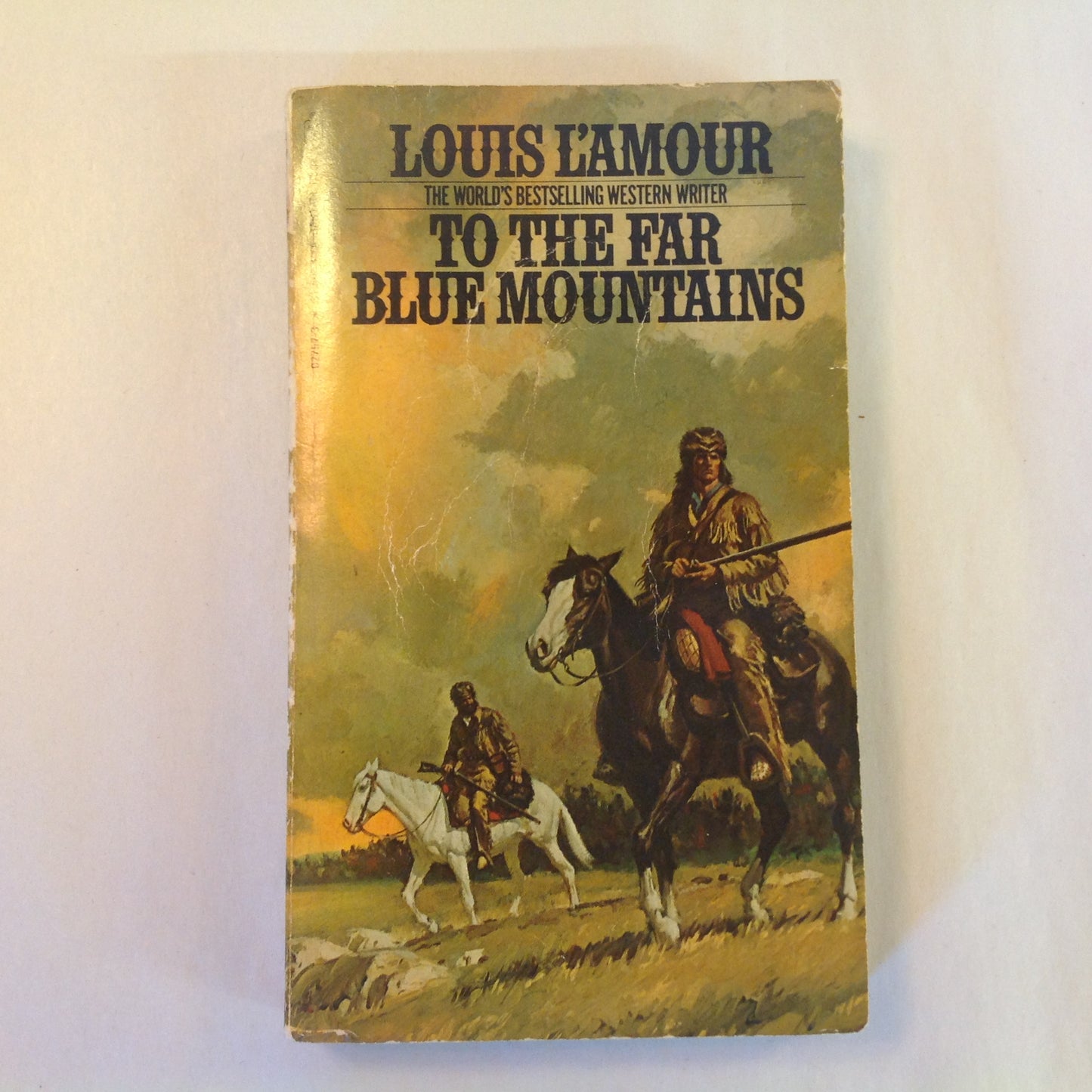 Vintage 1977 Mass Market Paperback To the Far Blue Mountains Louis L'Amour
